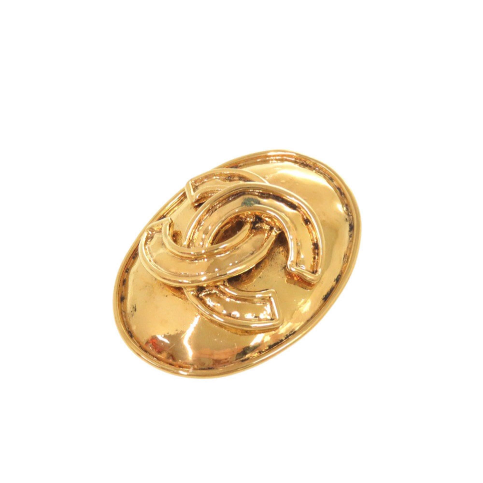 Chanel Beautiful vintage Chanel Coco Mark metal gold earrings 0079CHANEL Size ONE SIZE - 9 Thumbnail