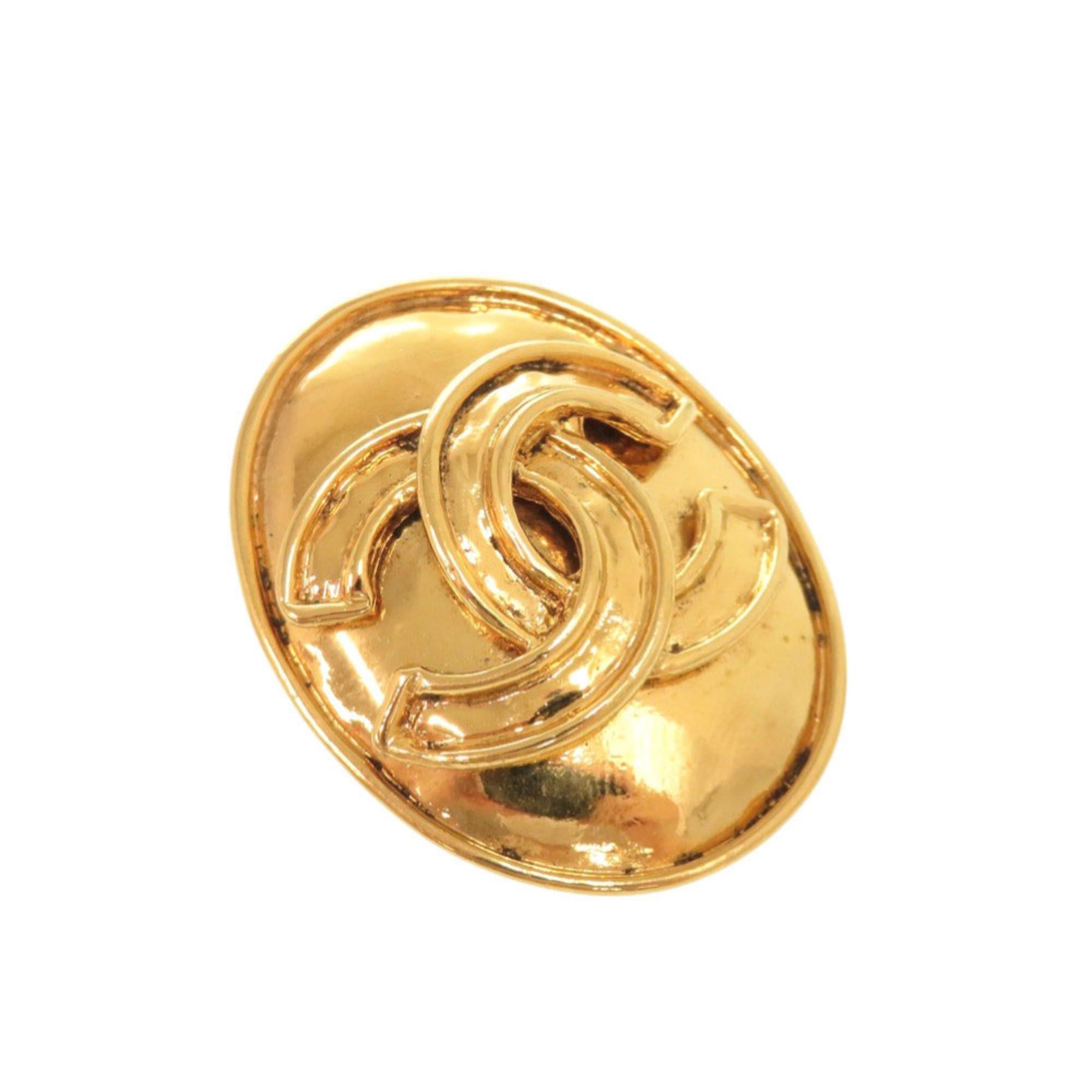 Chanel Beautiful vintage Chanel Coco Mark metal gold earrings 0079CHANEL Size ONE SIZE - 10 Thumbnail