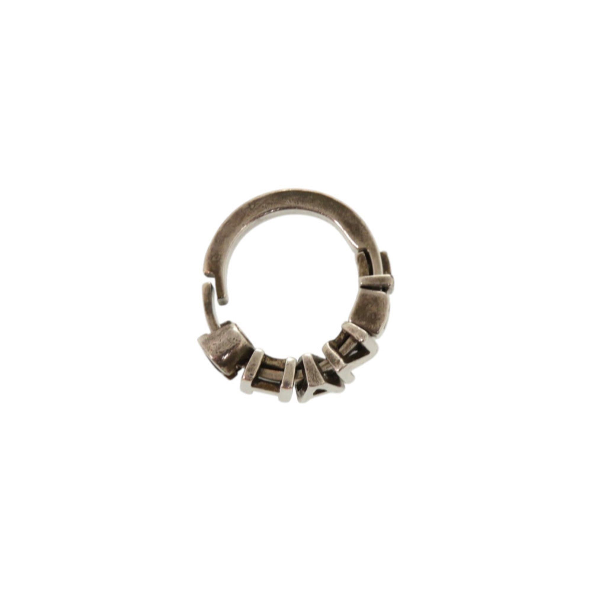 Chanel Chanel logo silver ring 0074CHANEL Size ONE SIZE - 3 Thumbnail