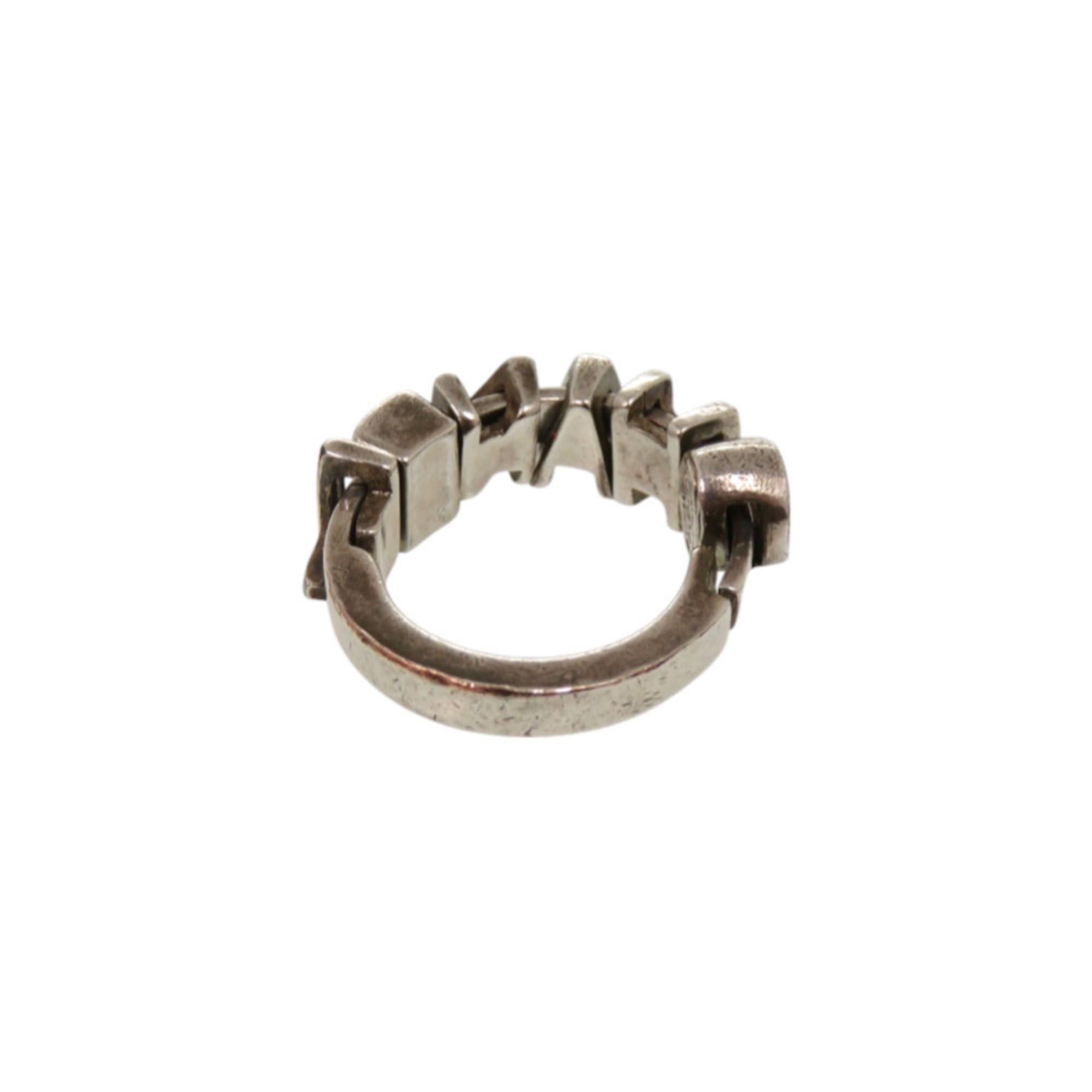 Chanel Chanel logo silver ring 0074CHANEL Size ONE SIZE - 2 Thumbnail