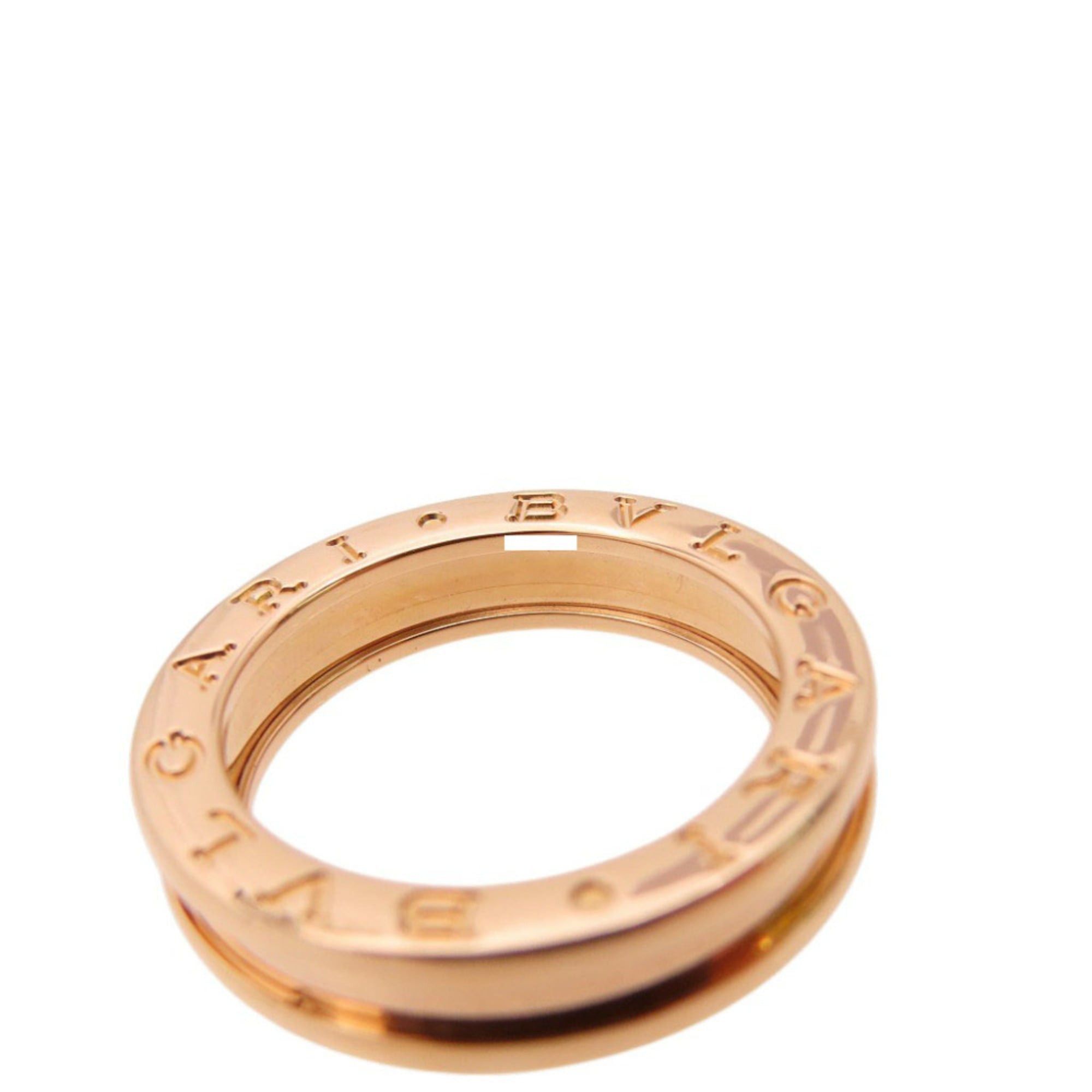 Bvlgari Like new Bvlgari B-ZERO1 750PG Ring #51 18K Pink Gold B-Zero1 0390BVLGARI Men's Size ONE SIZE - 7 Thumbnail