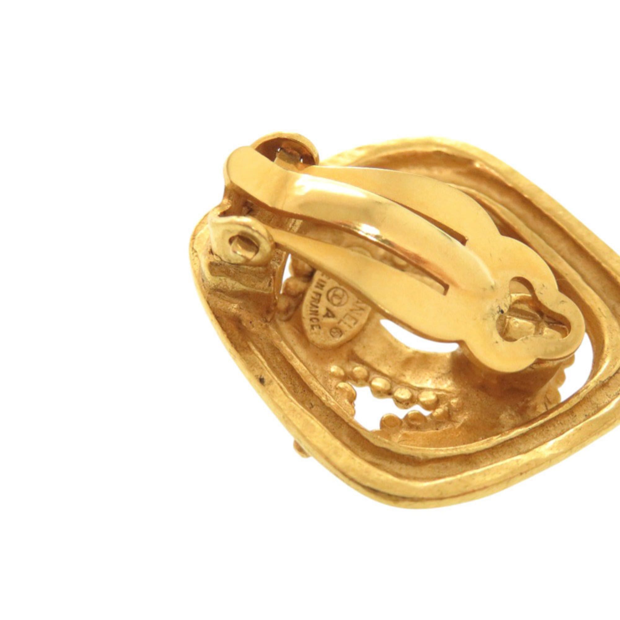 Chanel Beautiful vintage Chanel Coco Mark metal gold earrings 0067CHANEL Size ONE SIZE - 10 Thumbnail