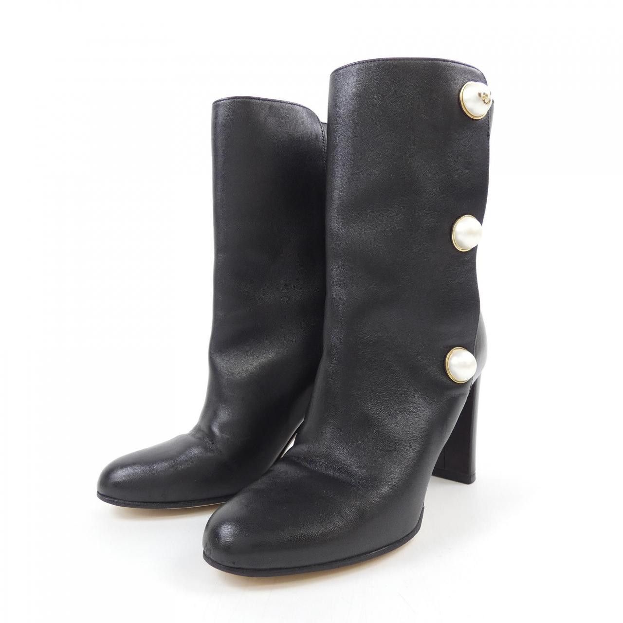 Jimmy Choo Jimmy Choo Jimmy Choo Boots Leather Shoes DUTY FREE for USA Size ONE SIZE - 3 Thumbnail