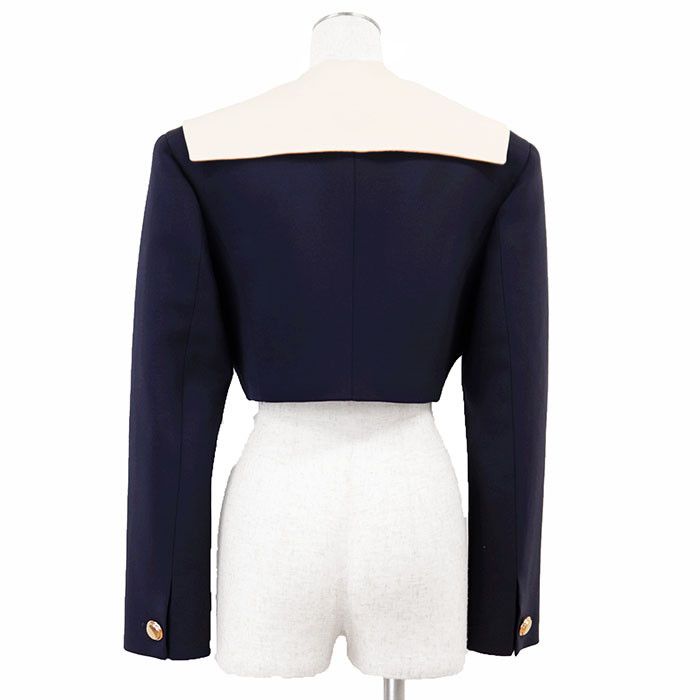 Miu Miu Miu Miu Miu Miu Virgin Wool Tailored Jacket Textile Outerwear DUTY FREE for USA Size ONE SIZE - 5 Thumbnail