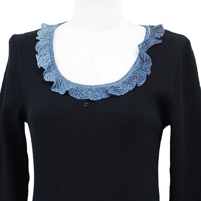 Chanel Chanel Chanel 02A P20257 Rayon Nylon Dress Textile Dresses 02A P20257 DUTY FREE for USA Size ONE SIZE - 2 Thumbnail