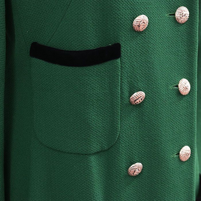 Chanel Chanel Chanel Boutique Wool Long Coat Textile Outerwear 28333B06 DUTY FREE for USA Size ONE SIZE - 12 Thumbnail