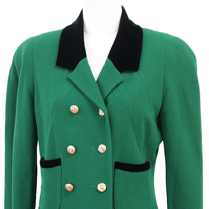 Chanel Chanel Chanel Boutique Wool Long Coat Textile Outerwear 28333B06 DUTY FREE for USA Size ONE SIZE - 2 Thumbnail