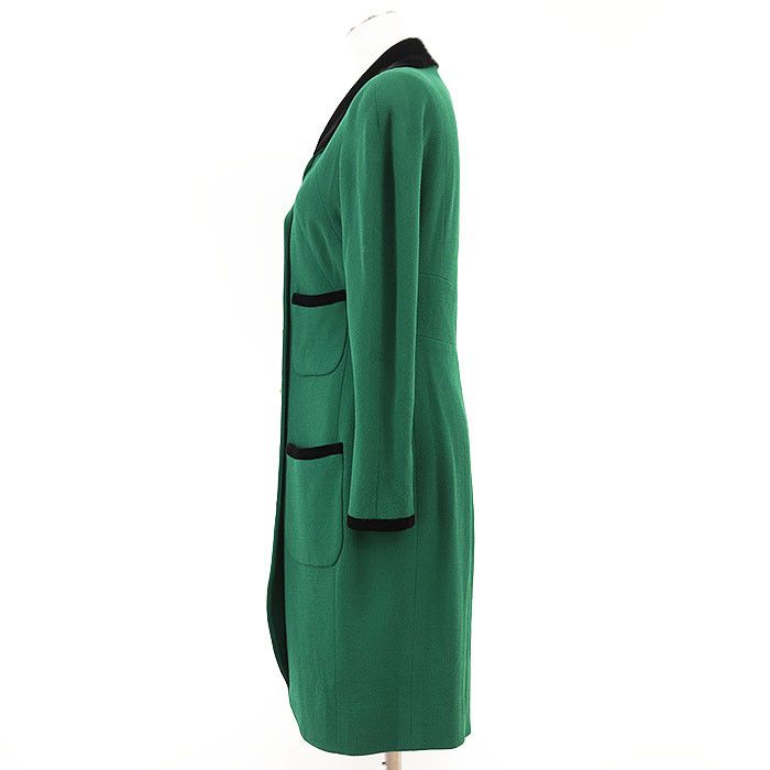 Chanel Chanel Chanel Boutique Wool Long Coat Textile Outerwear 28333B06 DUTY FREE for USA Size ONE SIZE - 14 Thumbnail