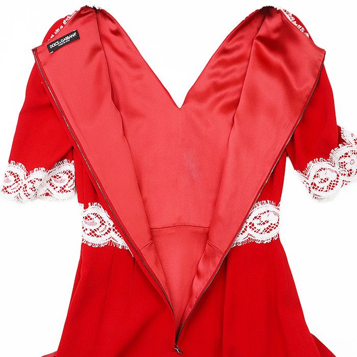Dolce & Gabbana Dolce&Gabbana Rayon Acetate Cotton Dress Textile Dresses DUTY FREE for USA