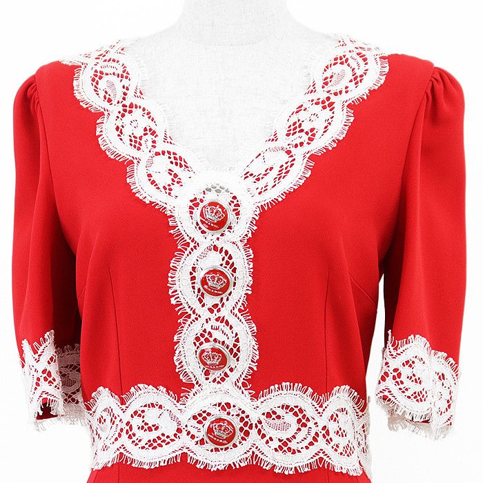 Dolce & Gabbana Dolce&Gabbana Rayon Acetate Cotton Dress Textile Dresses DUTY FREE for USA