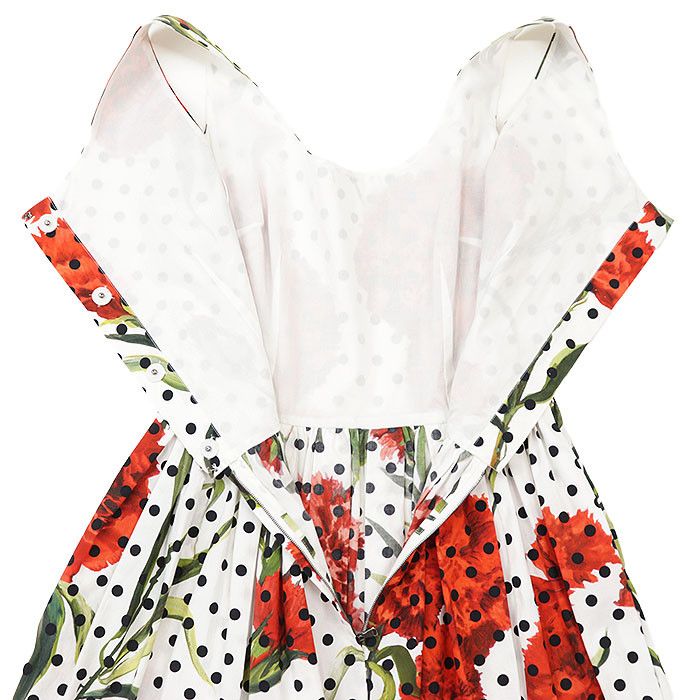 Dolce & Gabbana Dolce & Gabbana Dolce&Gabbana Cotton Pleated Dress Textile Dresses DUTY FREE for USA Size ONE SIZE - 9 Thumbnail
