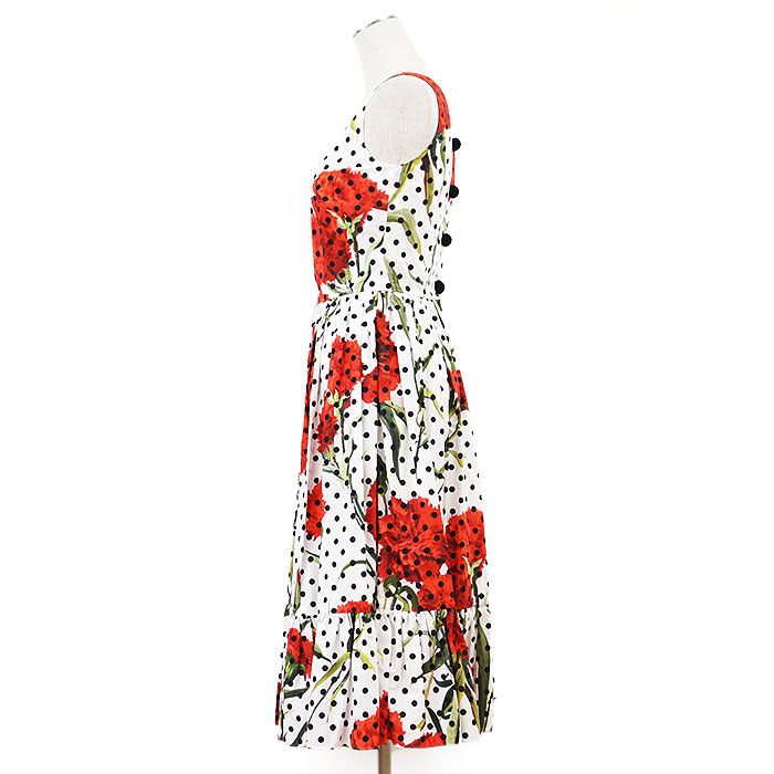 Dolce & Gabbana Dolce & Gabbana Dolce&Gabbana Cotton Pleated Dress Textile Dresses DUTY FREE for USA Size ONE SIZE - 3 Thumbnail