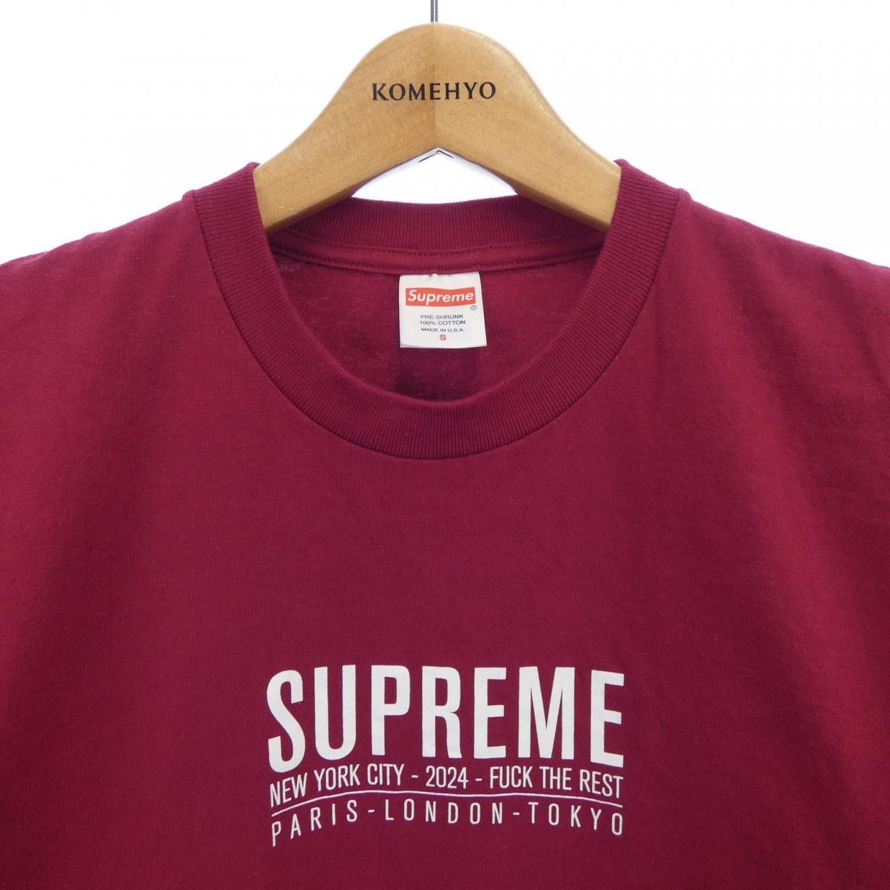 Supreme Supreme Supreme T-shirt Textile T-Shirts DUTY FREE for USA Size ONE SIZE - 4 Thumbnail