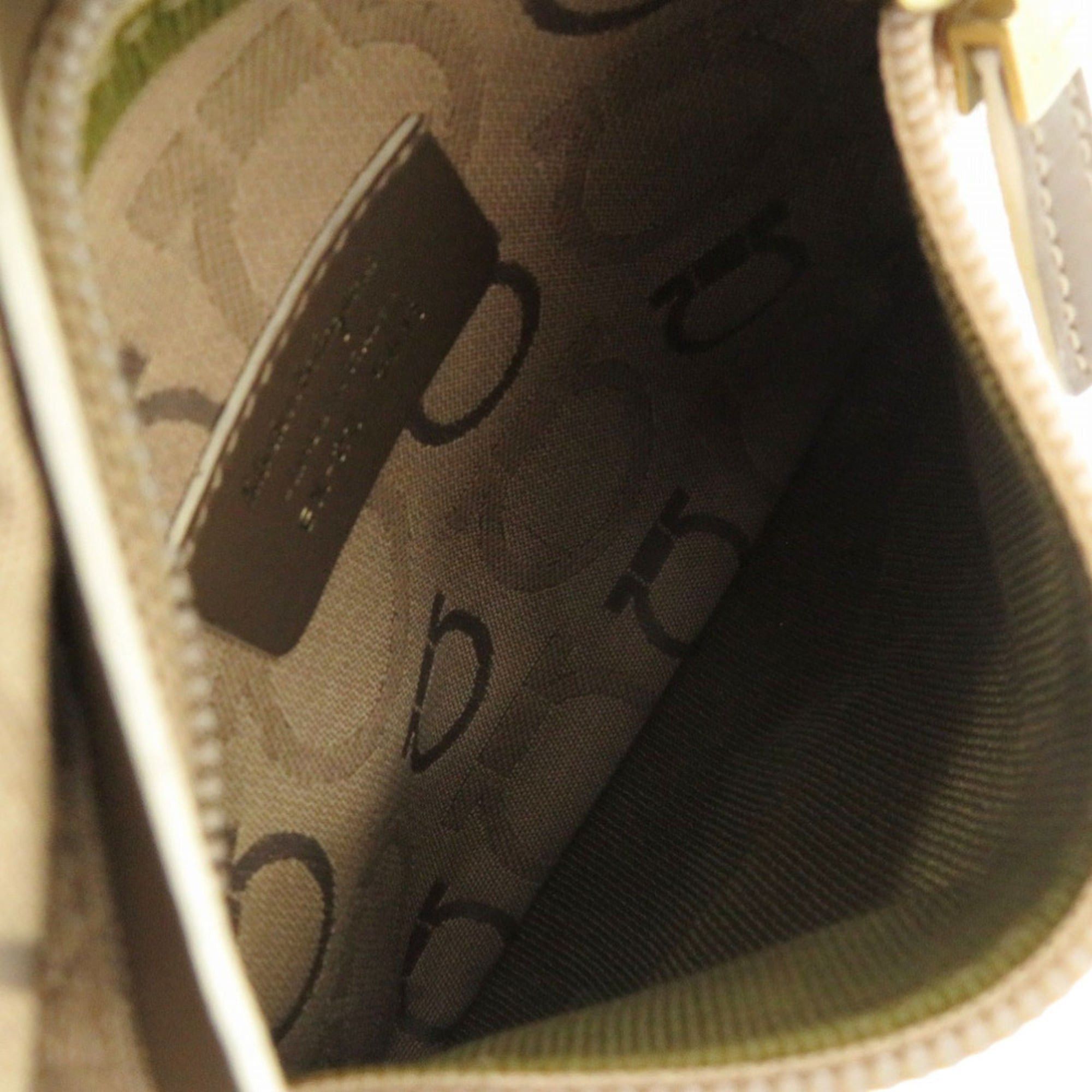 Salvatore Ferragamo Excellent condition Salvatore Ferragamo Gancini canvas beige bag, body waist 1818 Size ONE SIZE - 5 Thumbnail