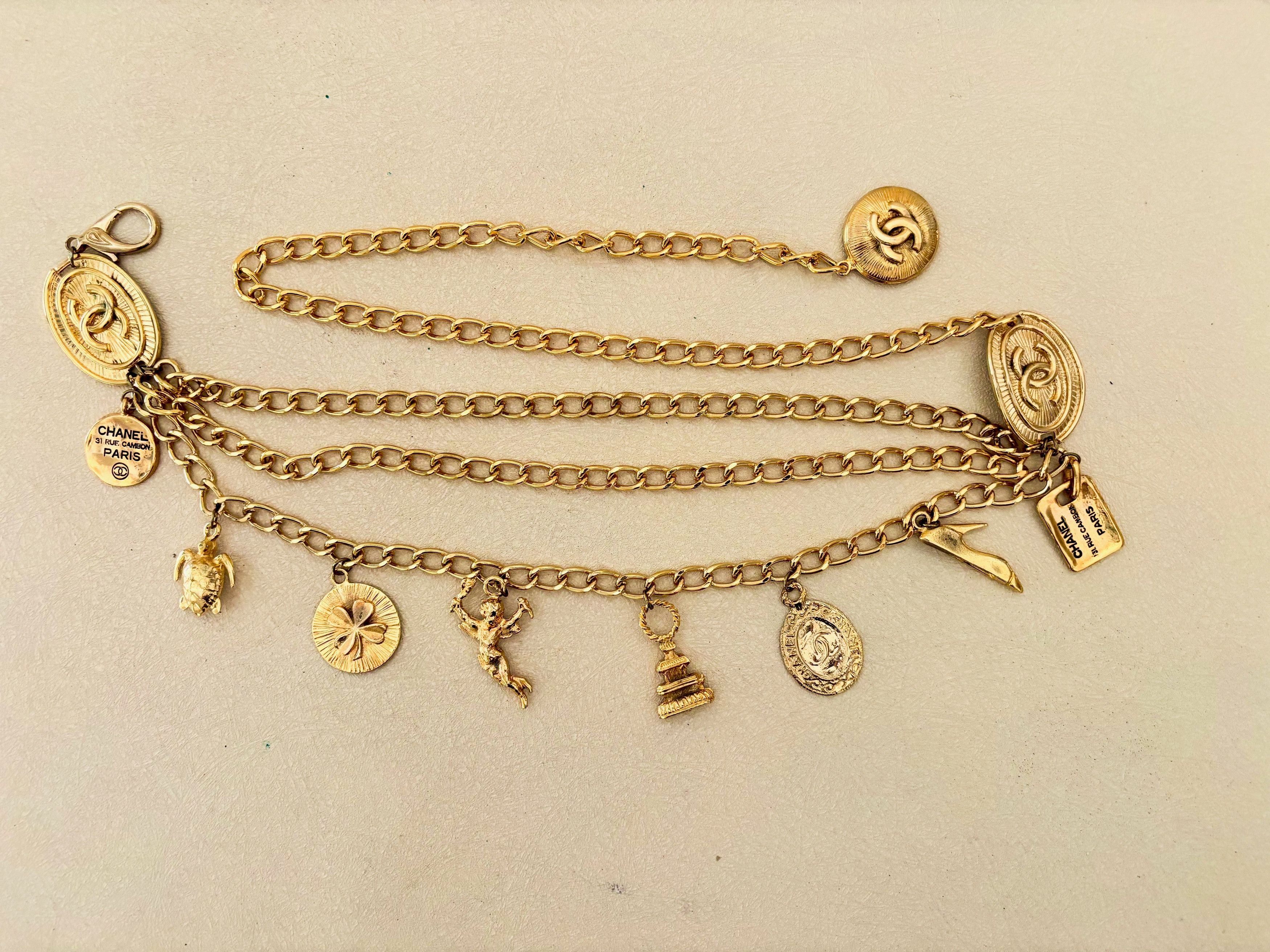 Chanel Ceinture Multi-rangs & Charms Size ONE SIZE - 4 Thumbnail