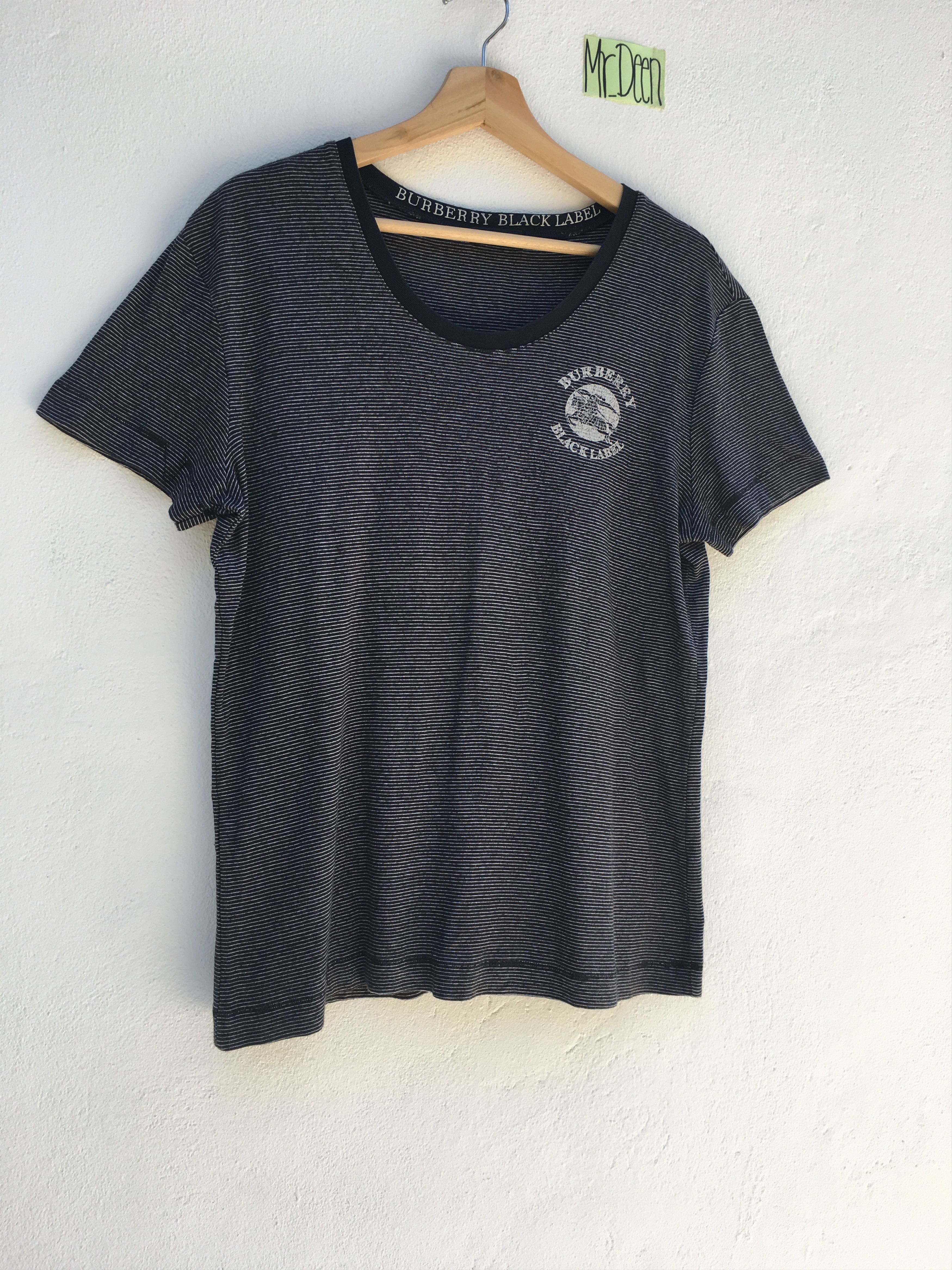 Burberry Burberry Black Label Logo Spell Out Tshirt Size US M / EU 48-50 / 2 - 2 Thumbnail