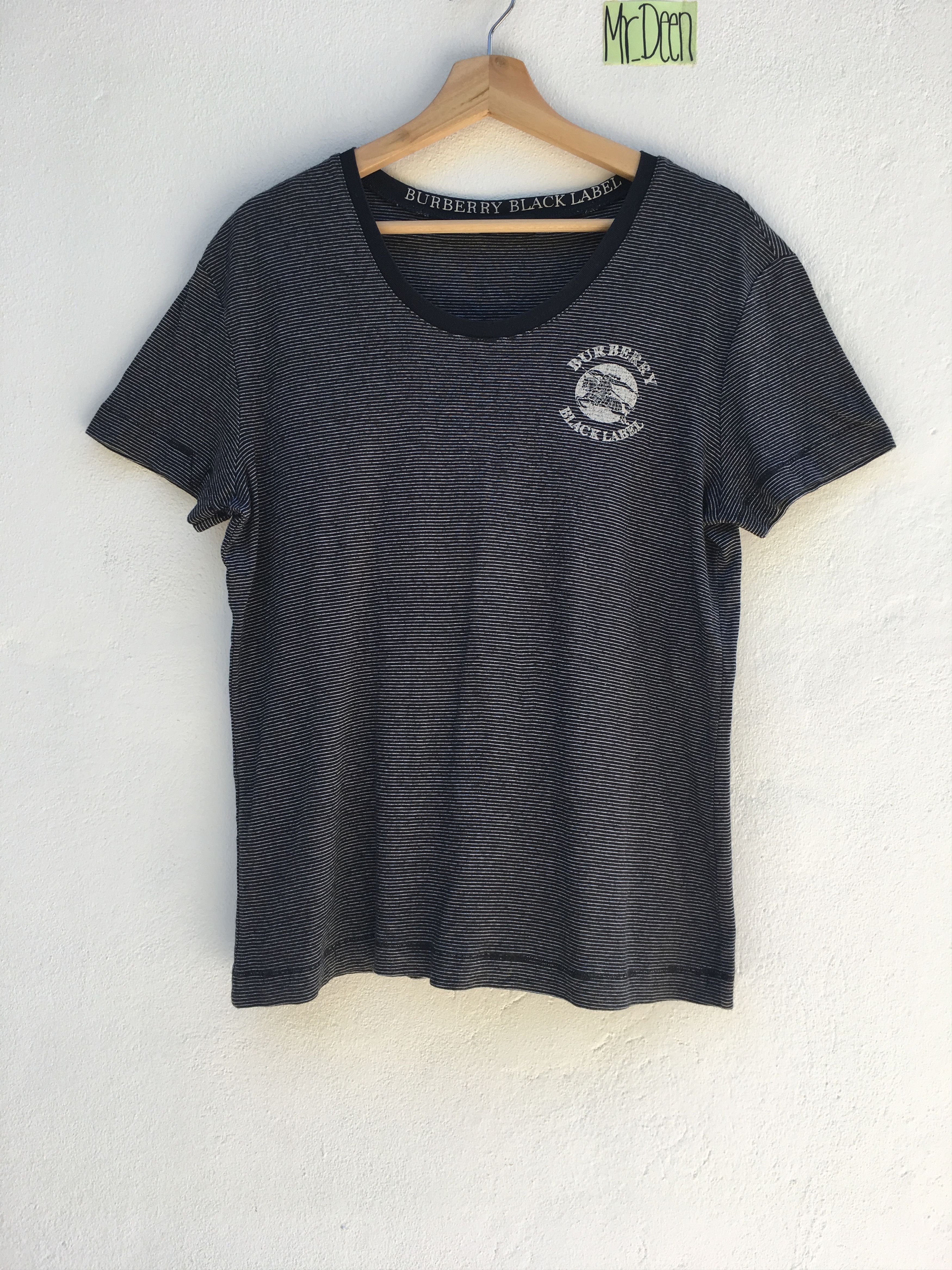 Burberry Burberry Black Label Logo Spell Out Tshirt Size US M / EU 48-50 / 2 - 1 Thumbnail
