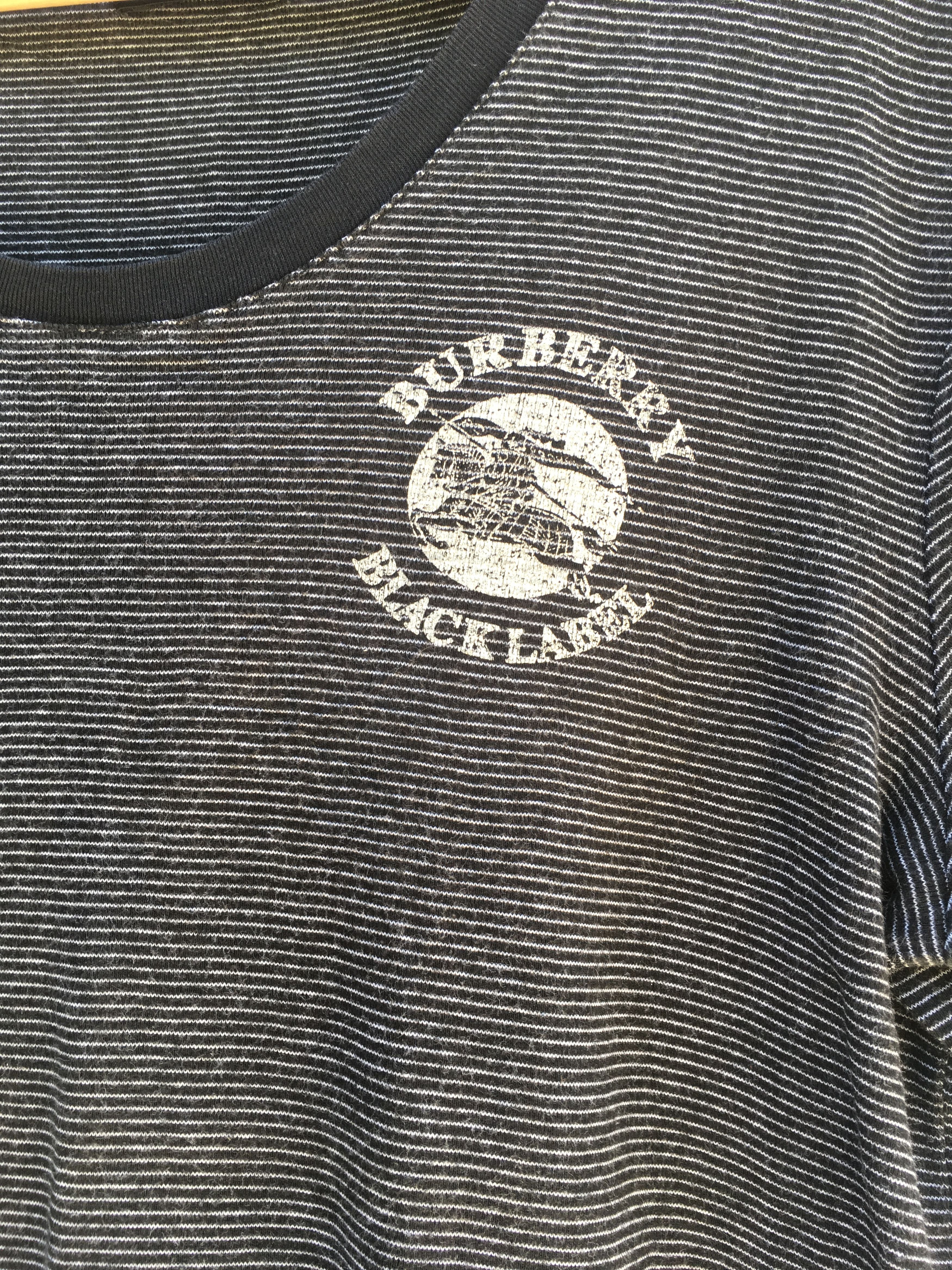 Burberry Burberry Black Label Logo Spell Out Tshirt Size US M / EU 48-50 / 2 - 4 Thumbnail
