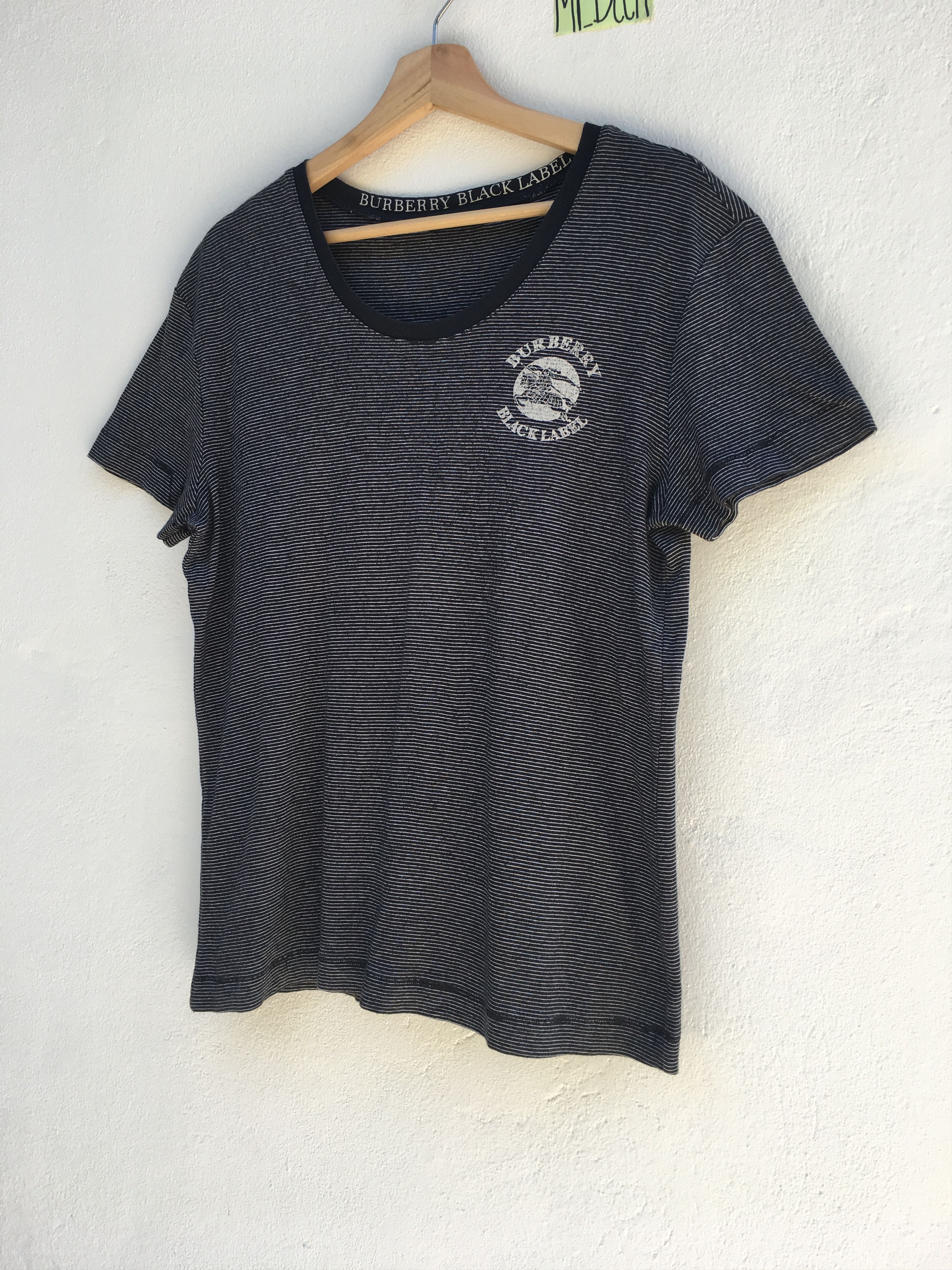 Burberry Burberry Black Label Logo Spell Out Tshirt Size US M / EU 48-50 / 2 - 3 Thumbnail