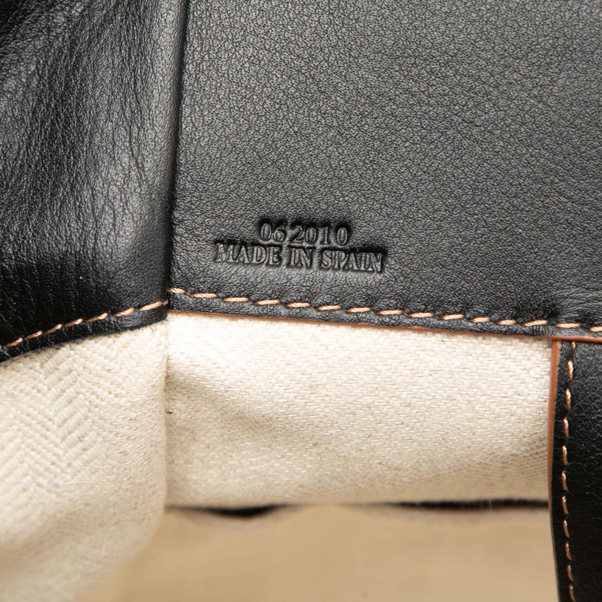 Loewe LOEWE Small Leather and Canvas Hammock Bag Size ONE SIZE - 6 Thumbnail
