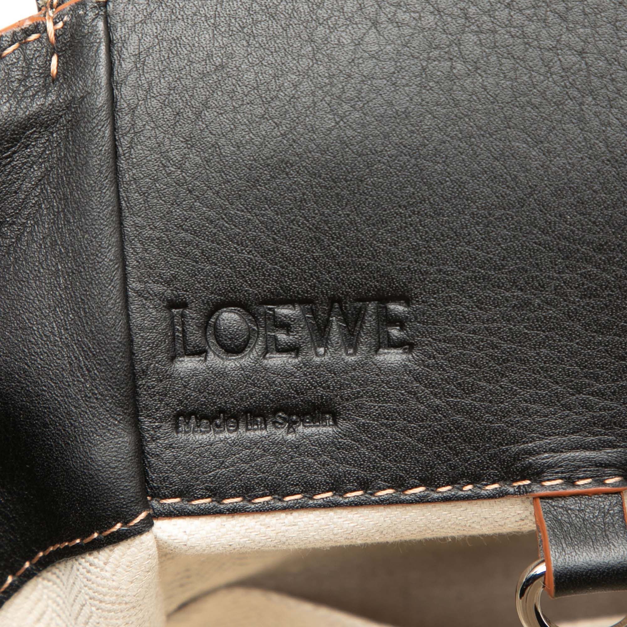 Loewe LOEWE Small Leather and Canvas Hammock Bag Size ONE SIZE - 5 Thumbnail