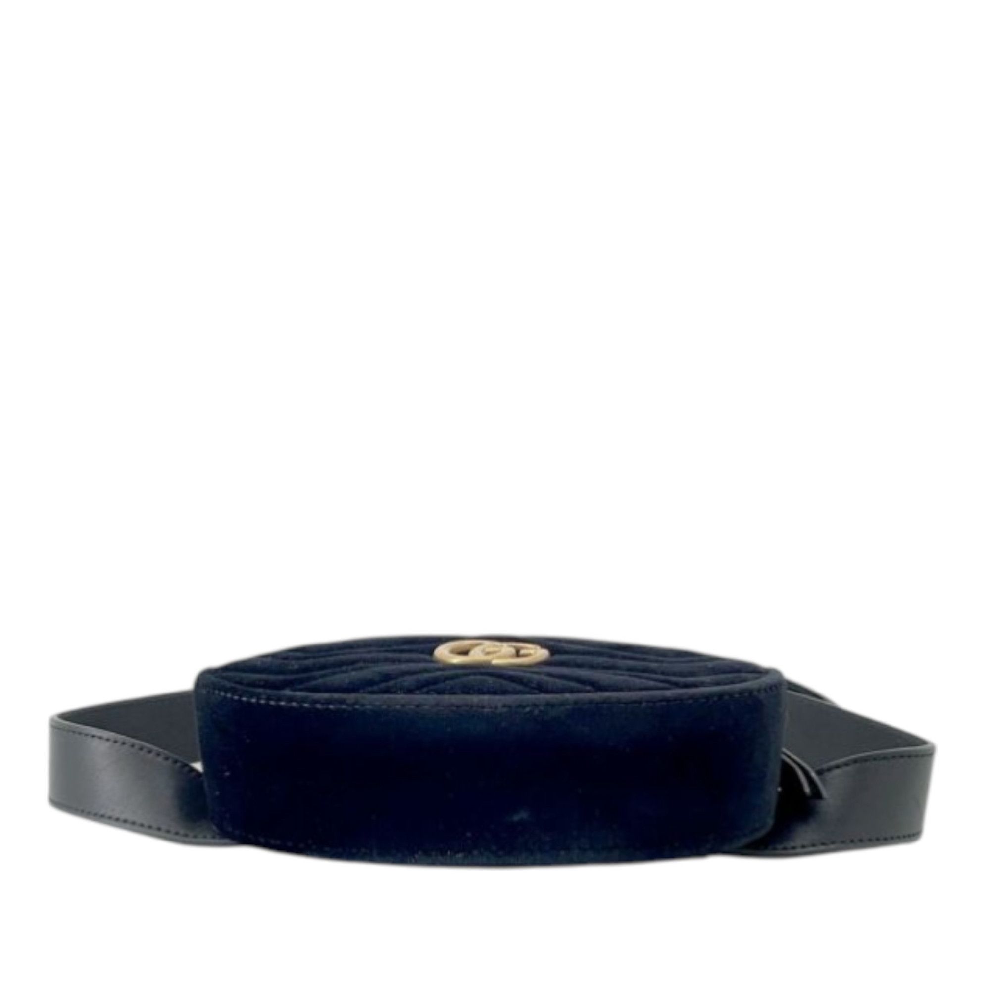 Gucci Gucci GG Marmont Matelasse Velvet Belt Bag Size ONE SIZE - 3 Thumbnail
