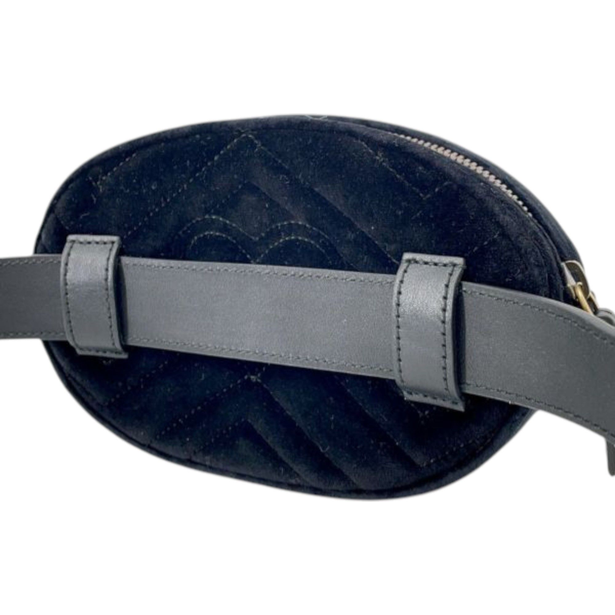 Gucci Gucci GG Marmont Matelasse Velvet Belt Bag Size ONE SIZE - 7 Thumbnail