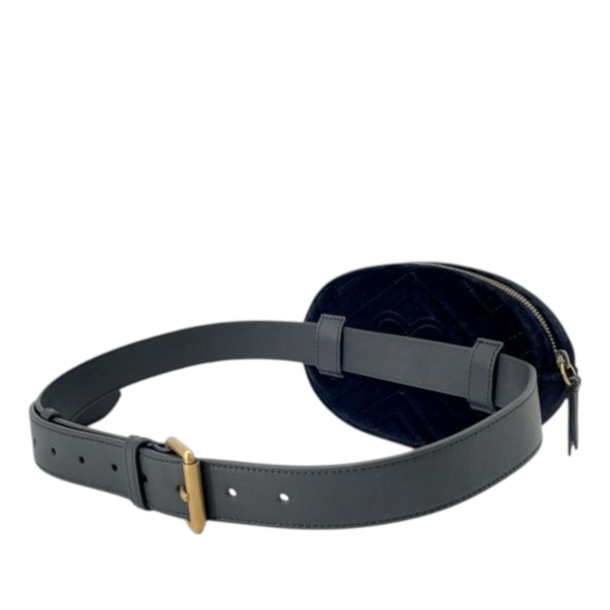 Gucci Gucci GG Marmont Matelasse Velvet Belt Bag Size ONE SIZE - 2 Thumbnail