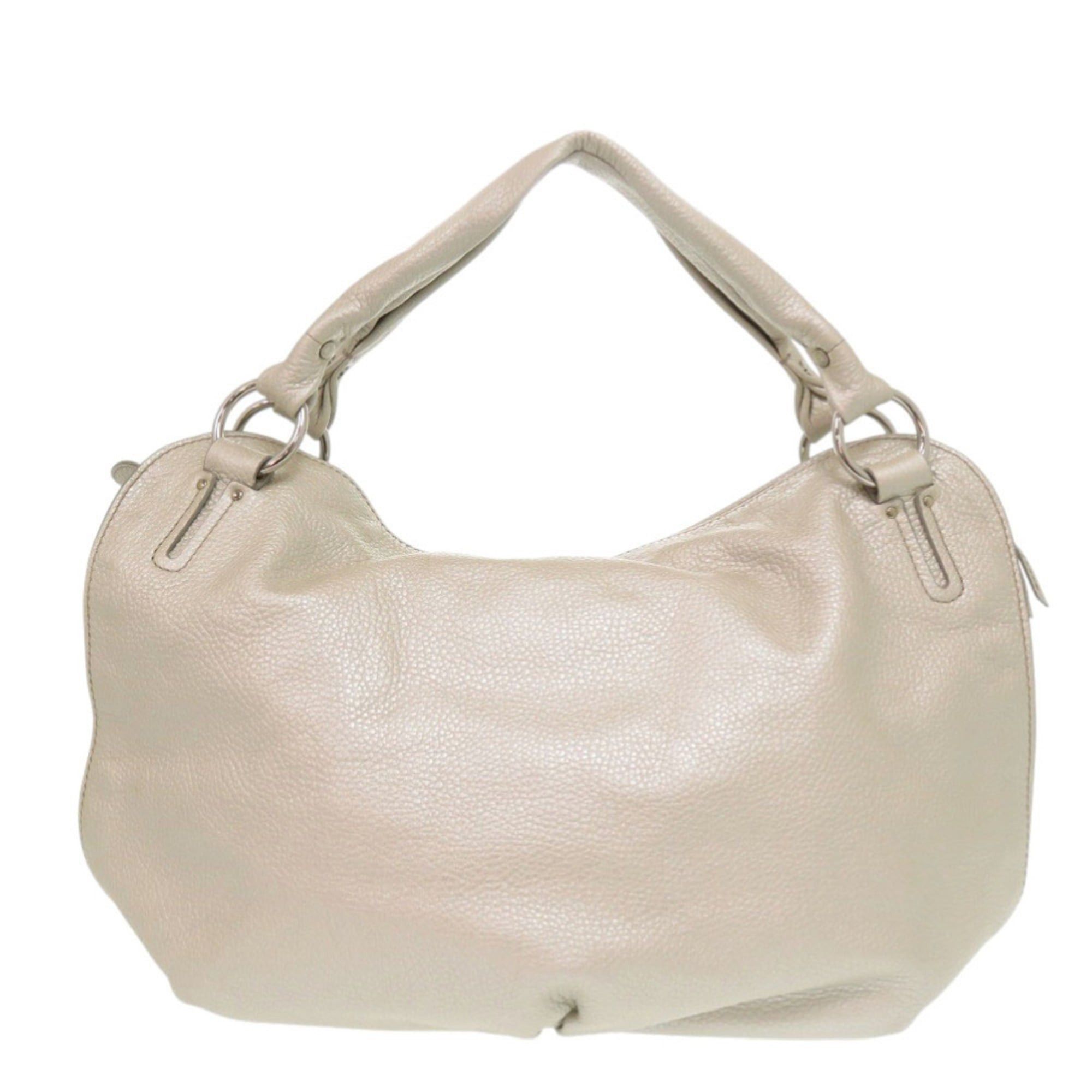 Celine Excellent condition Celine Bittersweet leather champagne silver handbag 0817CELINE Size ONE SIZE - 2 Thumbnail