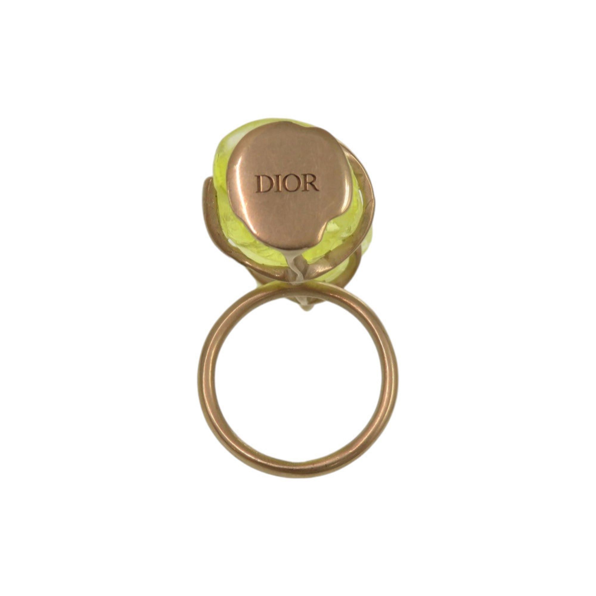 Dior Christian Dior Excellent condition Dior Monkey resin ring, approximately 1cm, yellow, 0055Dior Size ONE SIZE - 5 Thumbnail