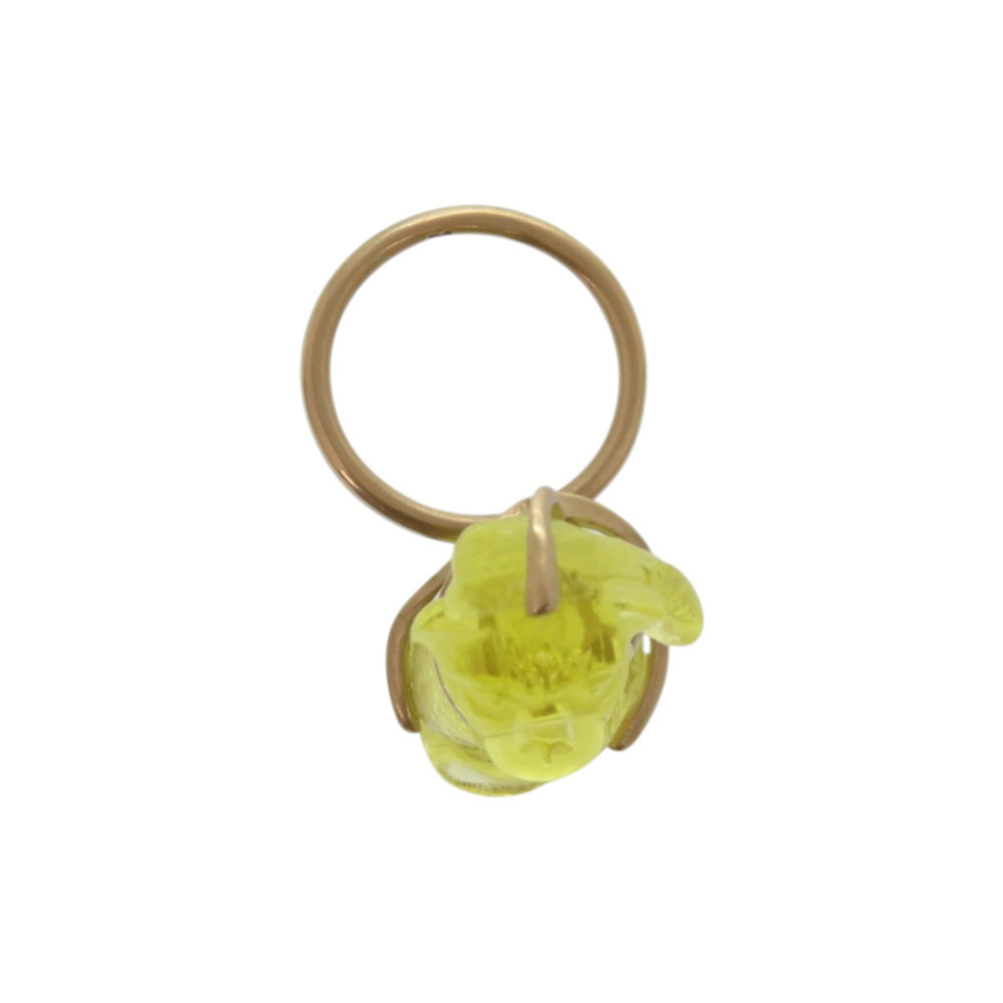 Dior Christian Dior Excellent condition Dior Monkey resin ring, approximately 1cm, yellow, 0055Dior Size ONE SIZE - 6 Thumbnail