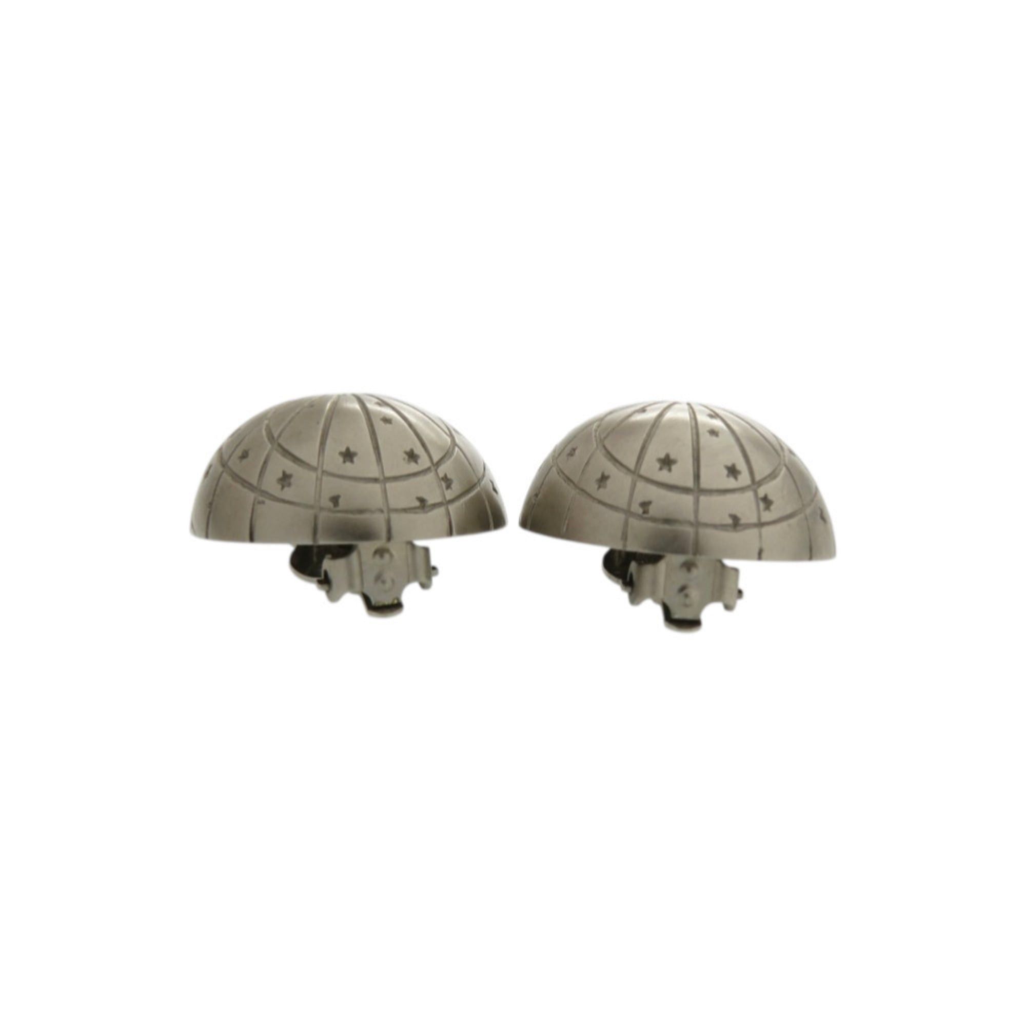 Hermes Excellent condition Hermès Zodiac Horoscope ZODIAC metal silver earrings 0116HERMES Size ONE SIZE - 3 Thumbnail