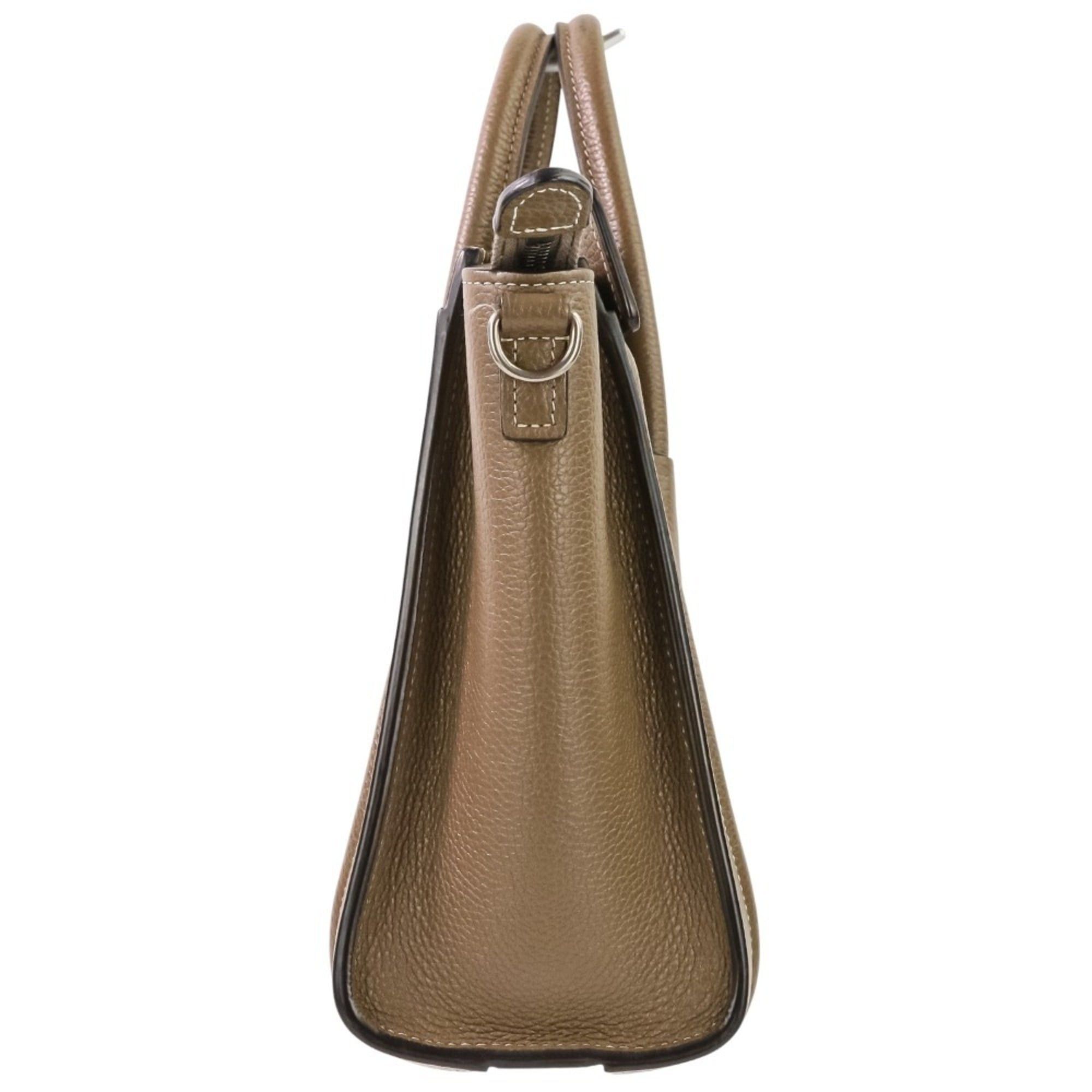 Celine Excellent condition Celine Luggage Nano Shopper 2-way bag in brown. Women's. Luxs Pre-owned Brand. Size ONE SIZE - 5 Thumbnail