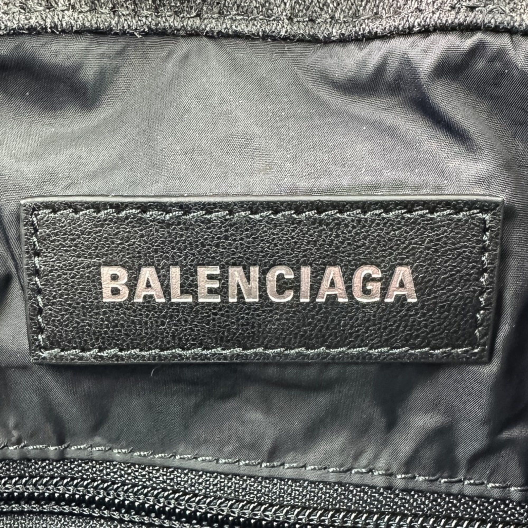 Balenciaga Excellent condition BALENCIAGA 24/7 mesh washed tote bag, size M, 791809, black, women's, Luxs, used brand clothing store Size ONE SIZE - 12 Thumbnail