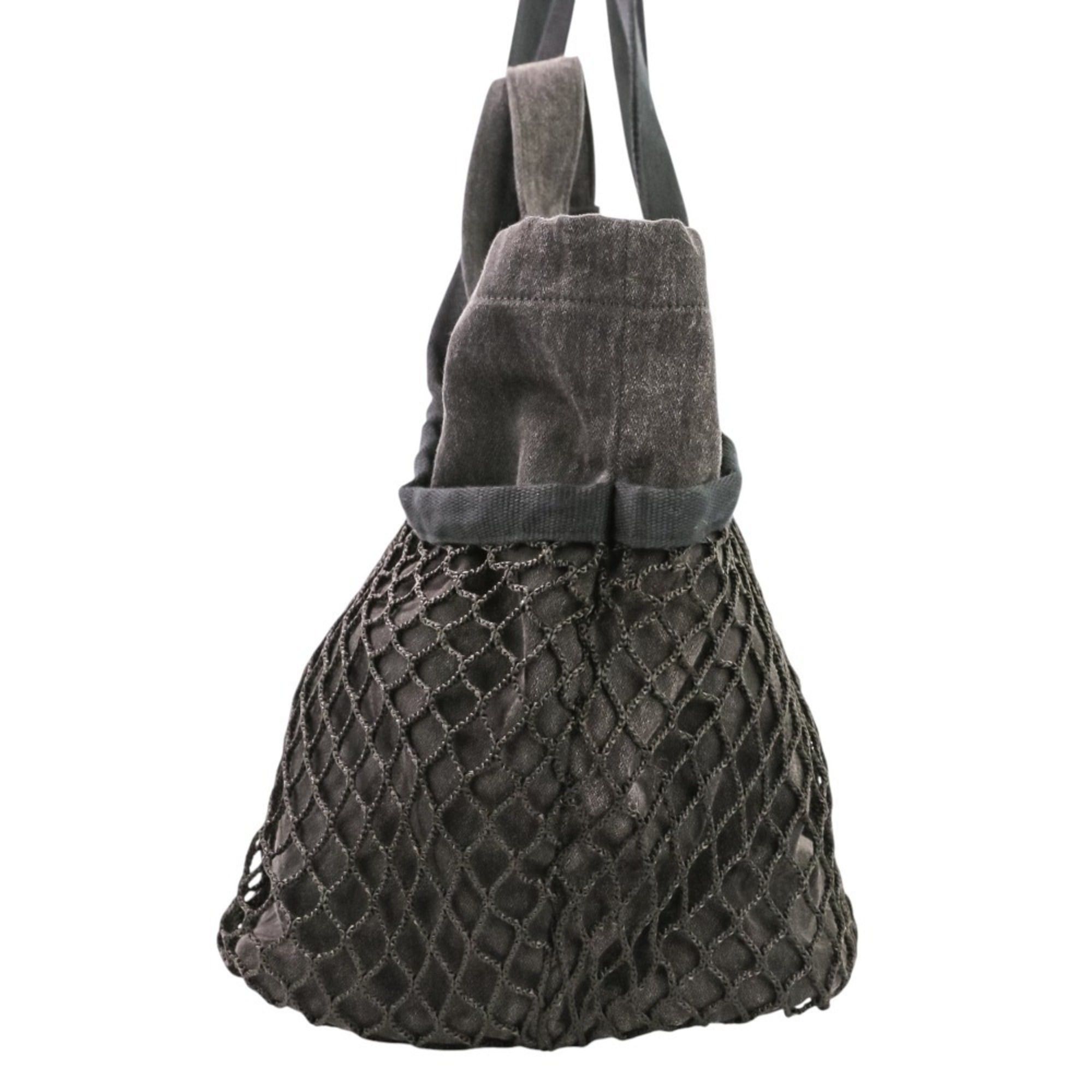 Balenciaga Excellent condition BALENCIAGA 24/7 mesh washed tote bag, size M, 791809, black, women's, Luxs, used brand clothing store Size ONE SIZE - 4 Thumbnail