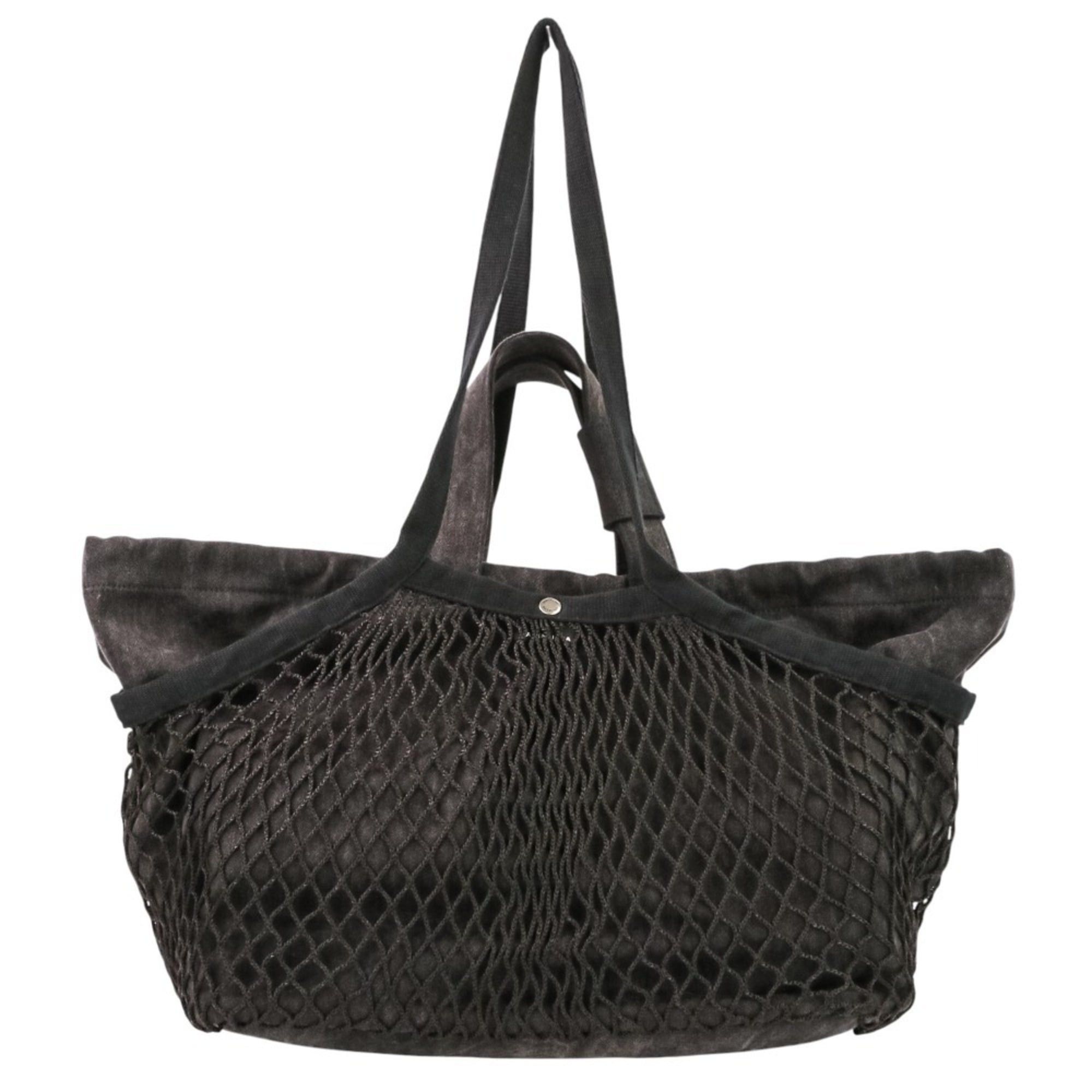 Balenciaga Excellent condition BALENCIAGA 24/7 mesh washed tote bag, size M, 791809, black, women's, Luxs, used brand clothing store Size ONE SIZE - 3 Thumbnail