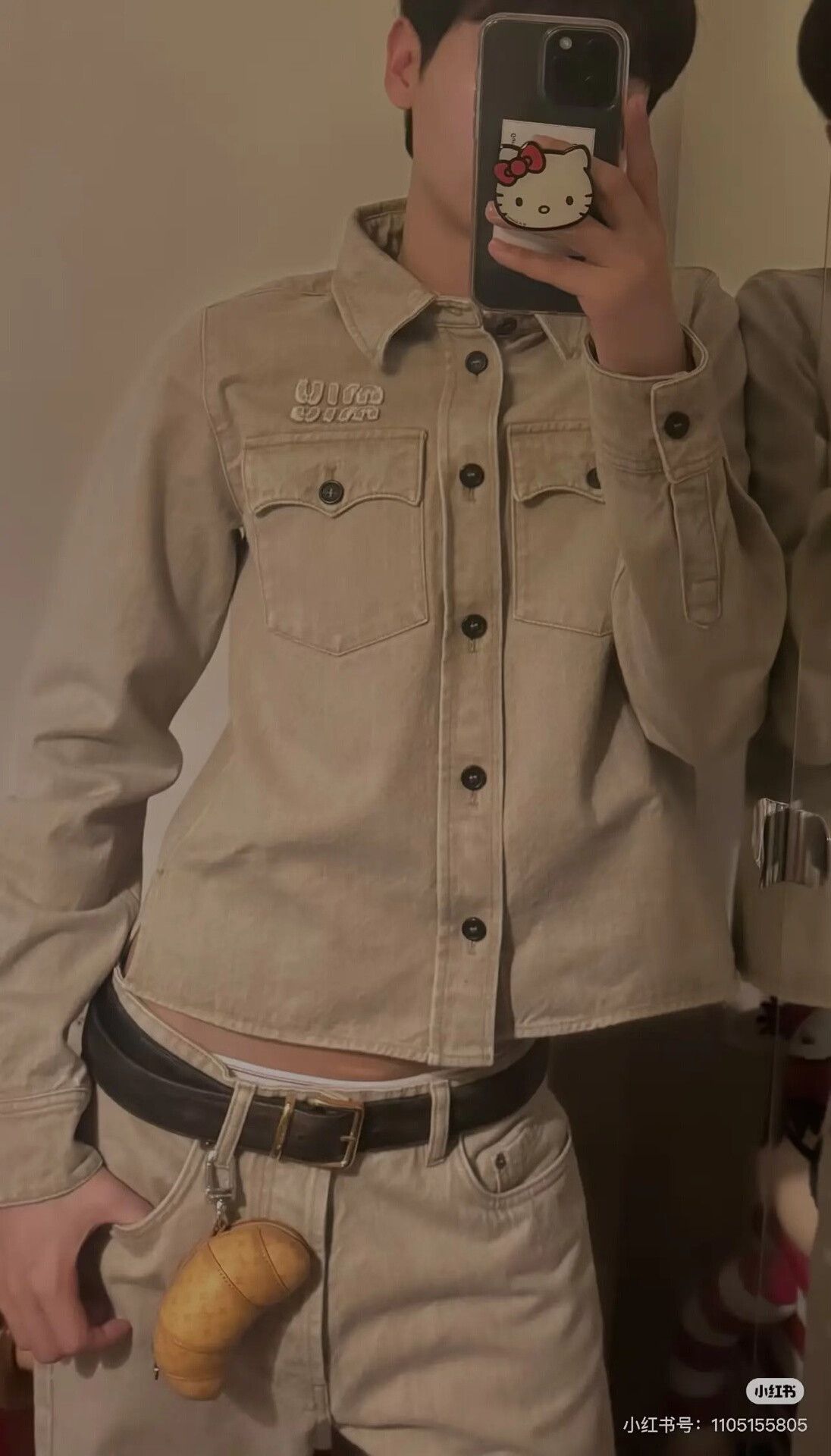 Miu Miu Miu Miu FW24 Denim Shirt Jacket Size S / US 4 / IT 40 - 8 Thumbnail