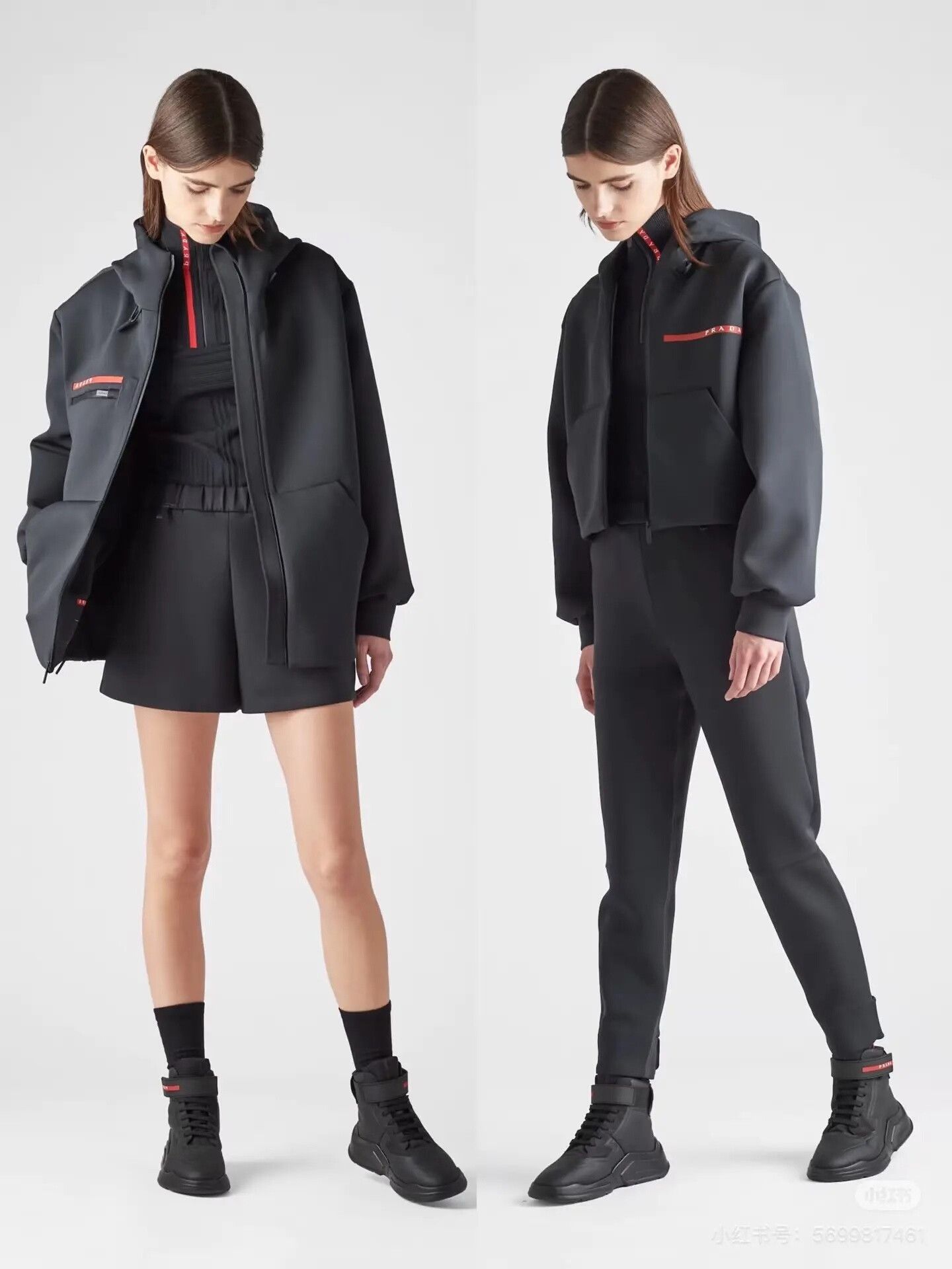Prada Prada Red Label Space Cotton Zip Jacket Size US M / EU 48-50 / 2 - 9 Thumbnail
