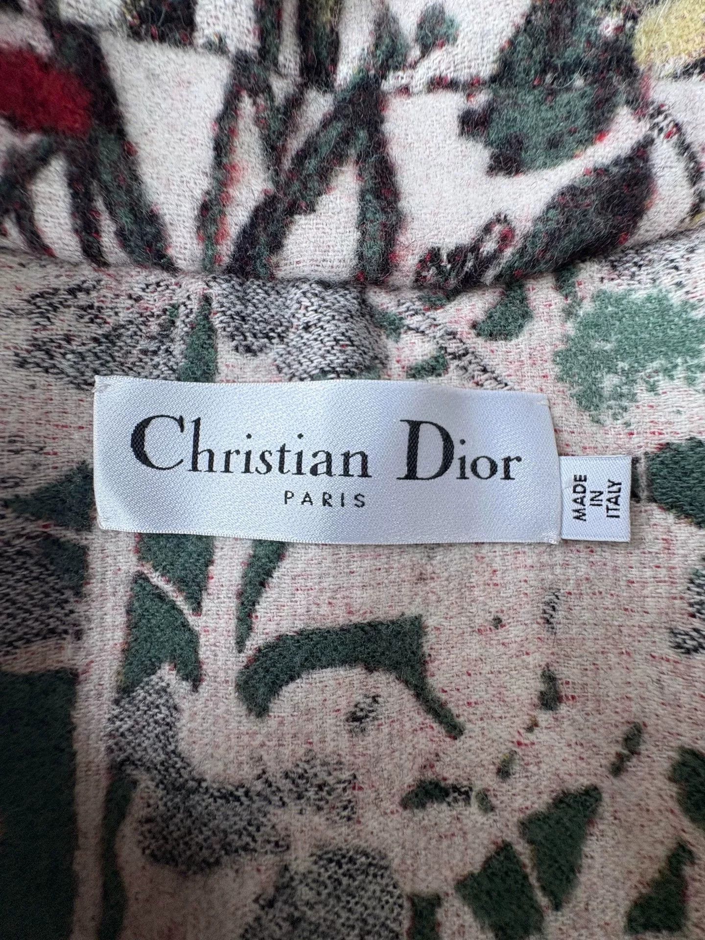 Dior DIOR Floral Fringe Long Coat Size S / US 4 / IT 40 - 6 Thumbnail