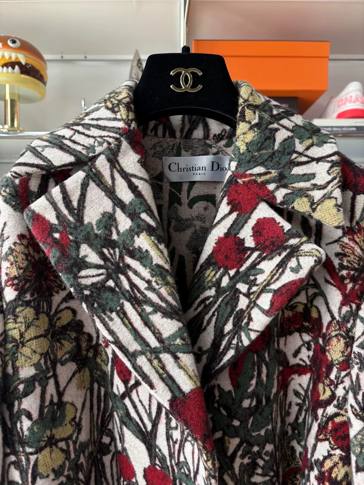 Dior DIOR Floral Fringe Long Coat Size S / US 4 / IT 40 - 2 Thumbnail