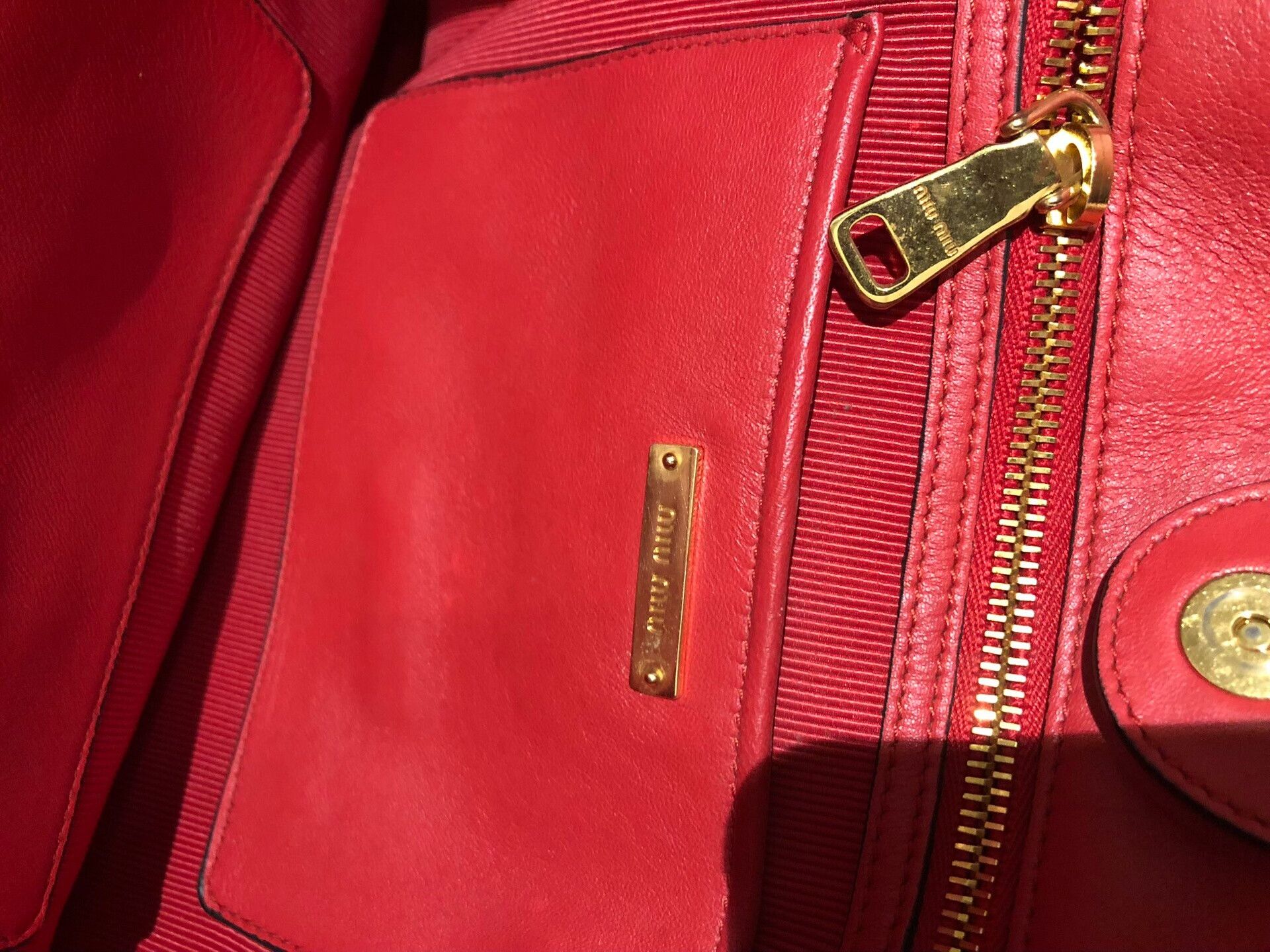 Miu Miu Miu Miu Bow Strap Tote Bag Size ONE SIZE - 7 Thumbnail