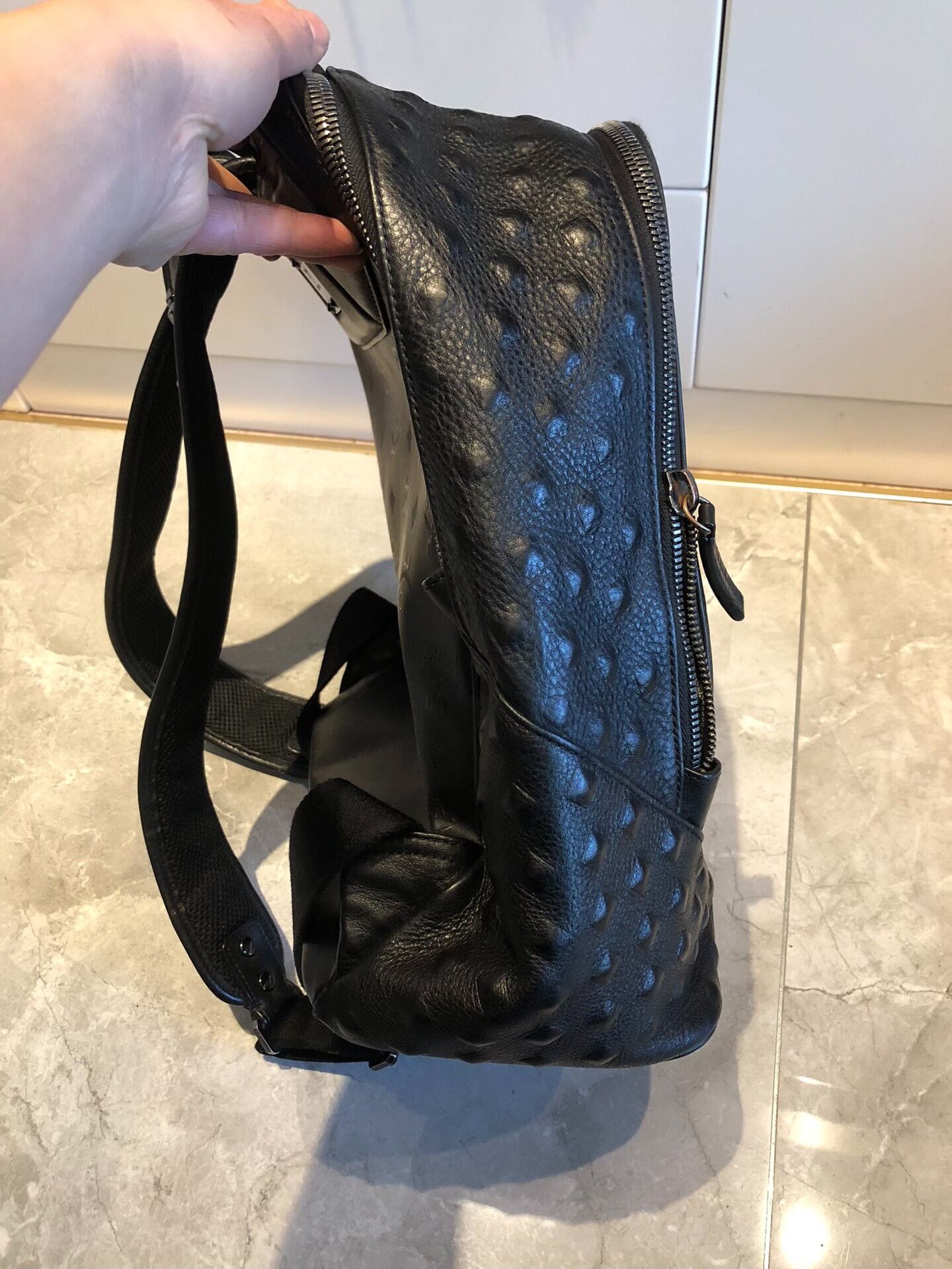 MCM MCM Large Black Studded Backpack Size ONE SIZE - 5 Thumbnail
