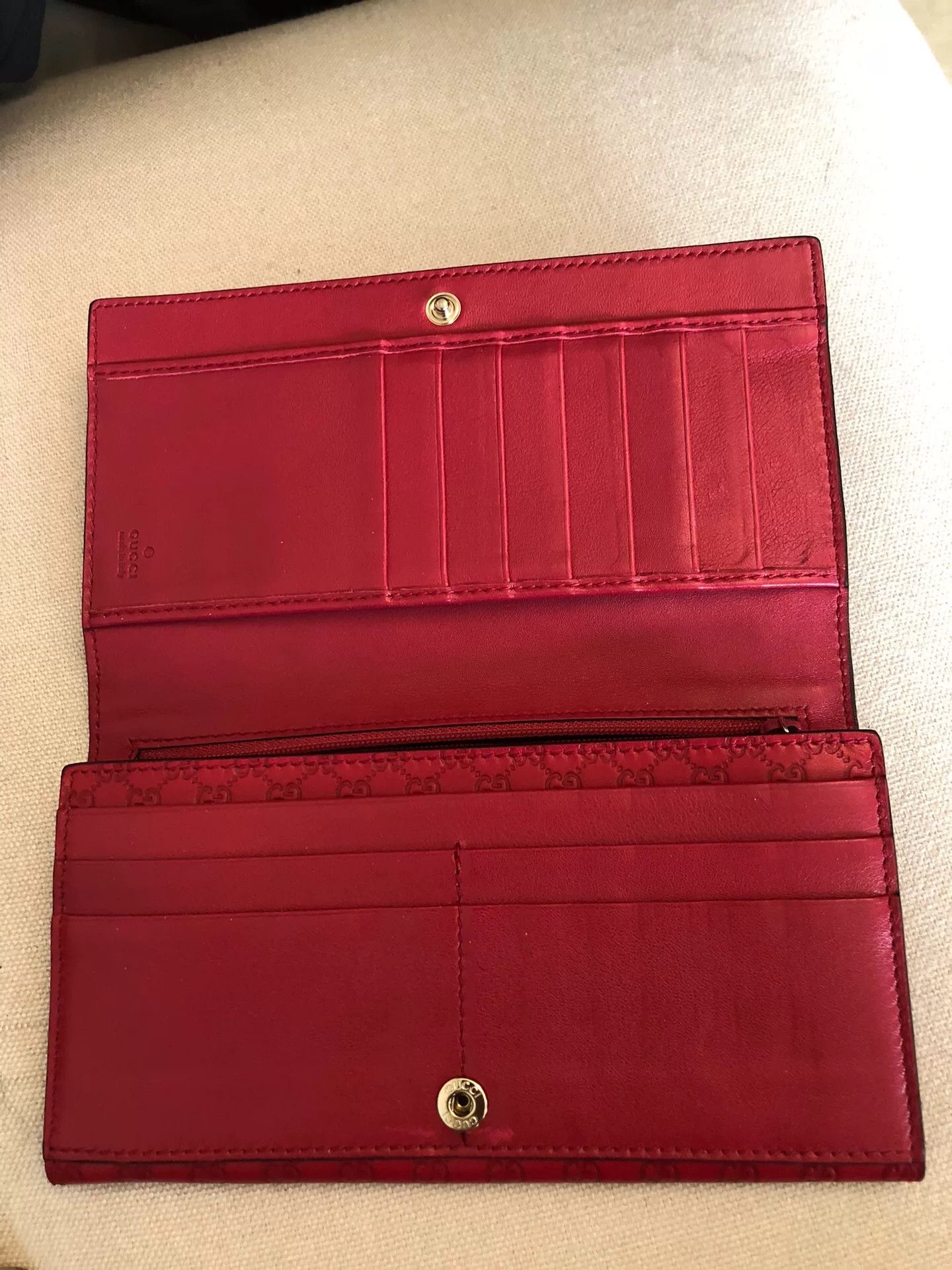 Gucci Gucci Double G Gold Buckle Leather Long Wallet Size ONE SIZE - 5 Thumbnail