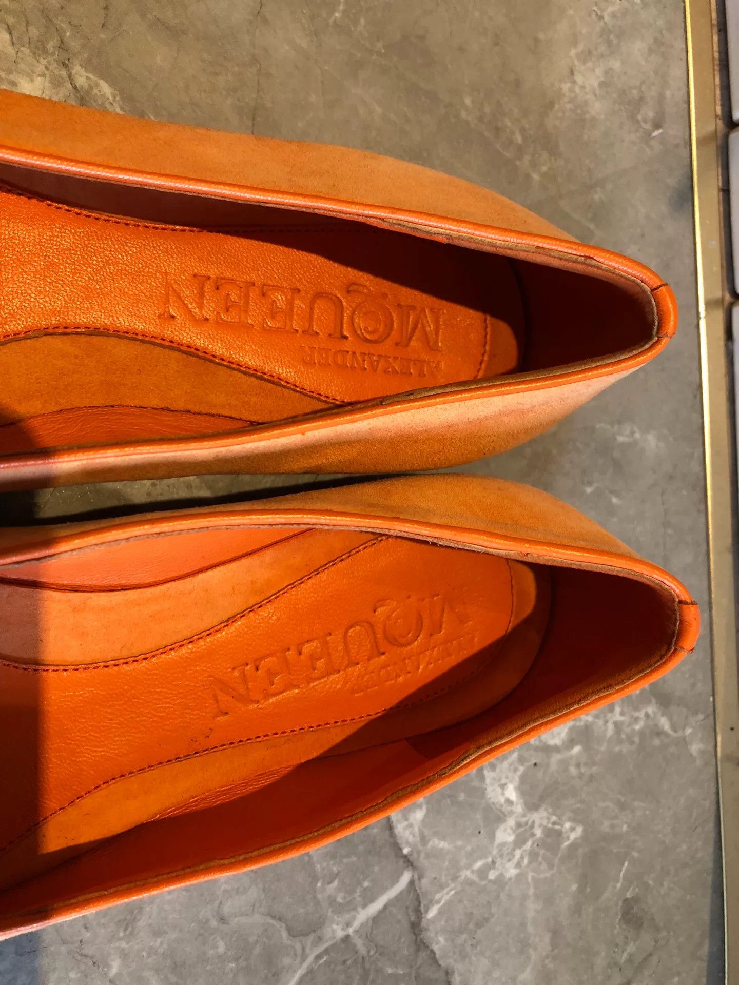 Alexander McQueen Alexander McQueen Skeleton Suede Flat Shoes Size US 6.5 / IT 36.5 - 4 Thumbnail