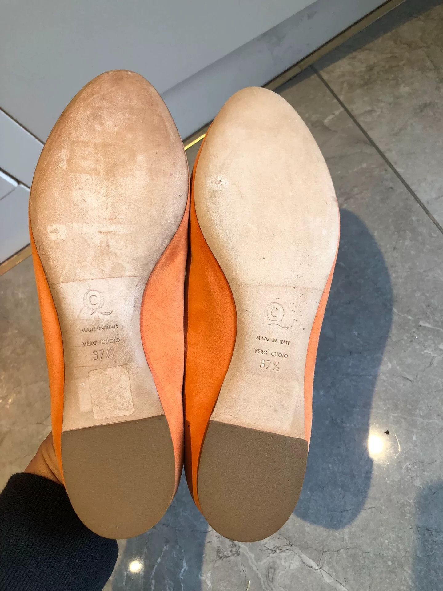 Alexander McQueen Alexander McQueen Skeleton Suede Flat Shoes Size US 6.5 / IT 36.5 - 6 Thumbnail