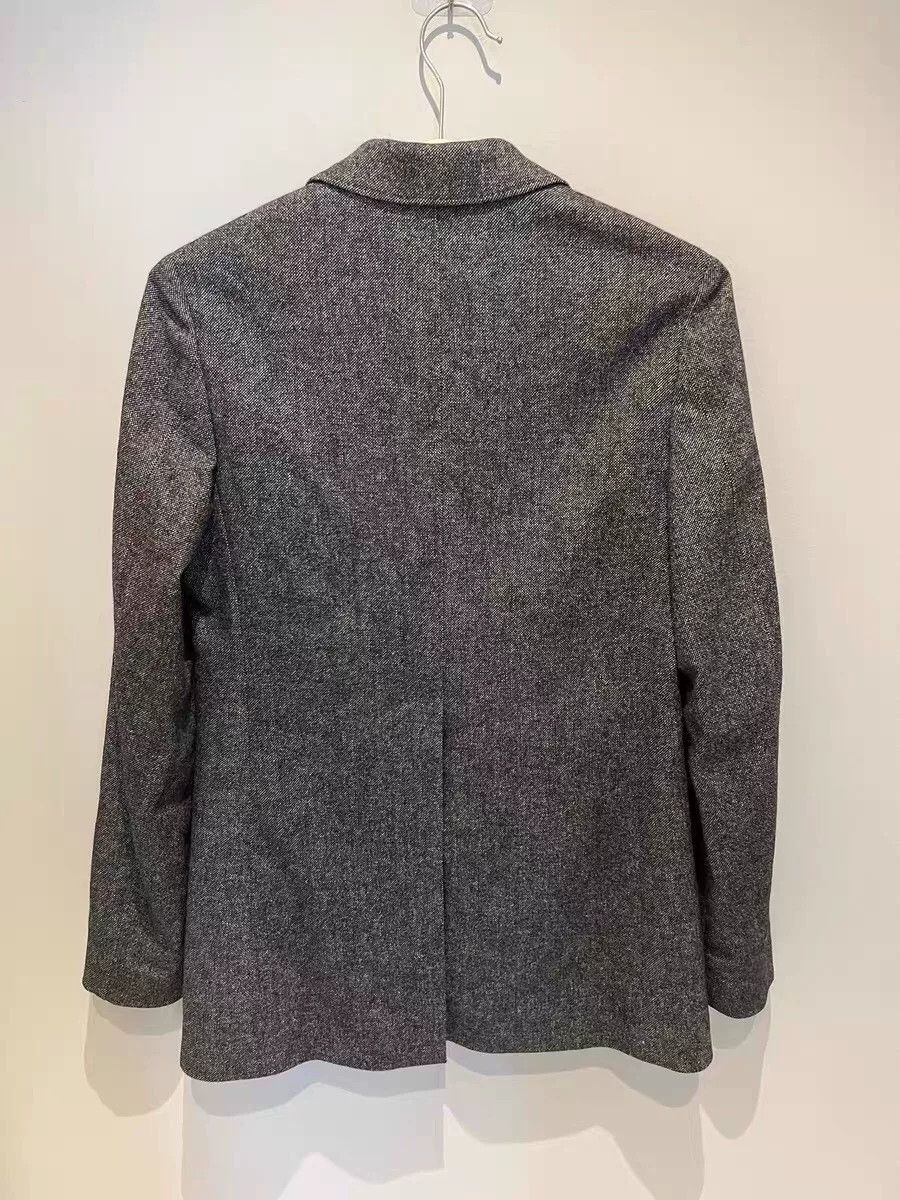 Burberry Burberry Women's Gray Wool Cashmere Blazer Size XS / US 0-2 / IT 36-38 - 2 Thumbnail