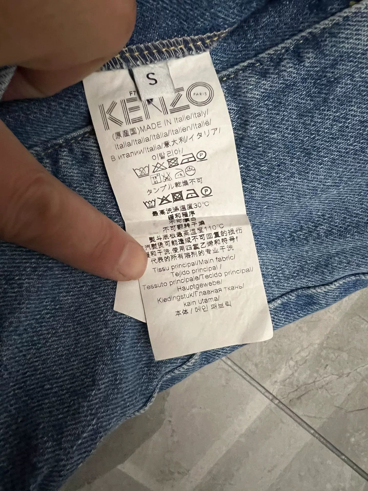 Kenzo KENZO Limited Animal Embroidery Denim Jacket Size US S / EU 44-46 / 1 - 7 Thumbnail