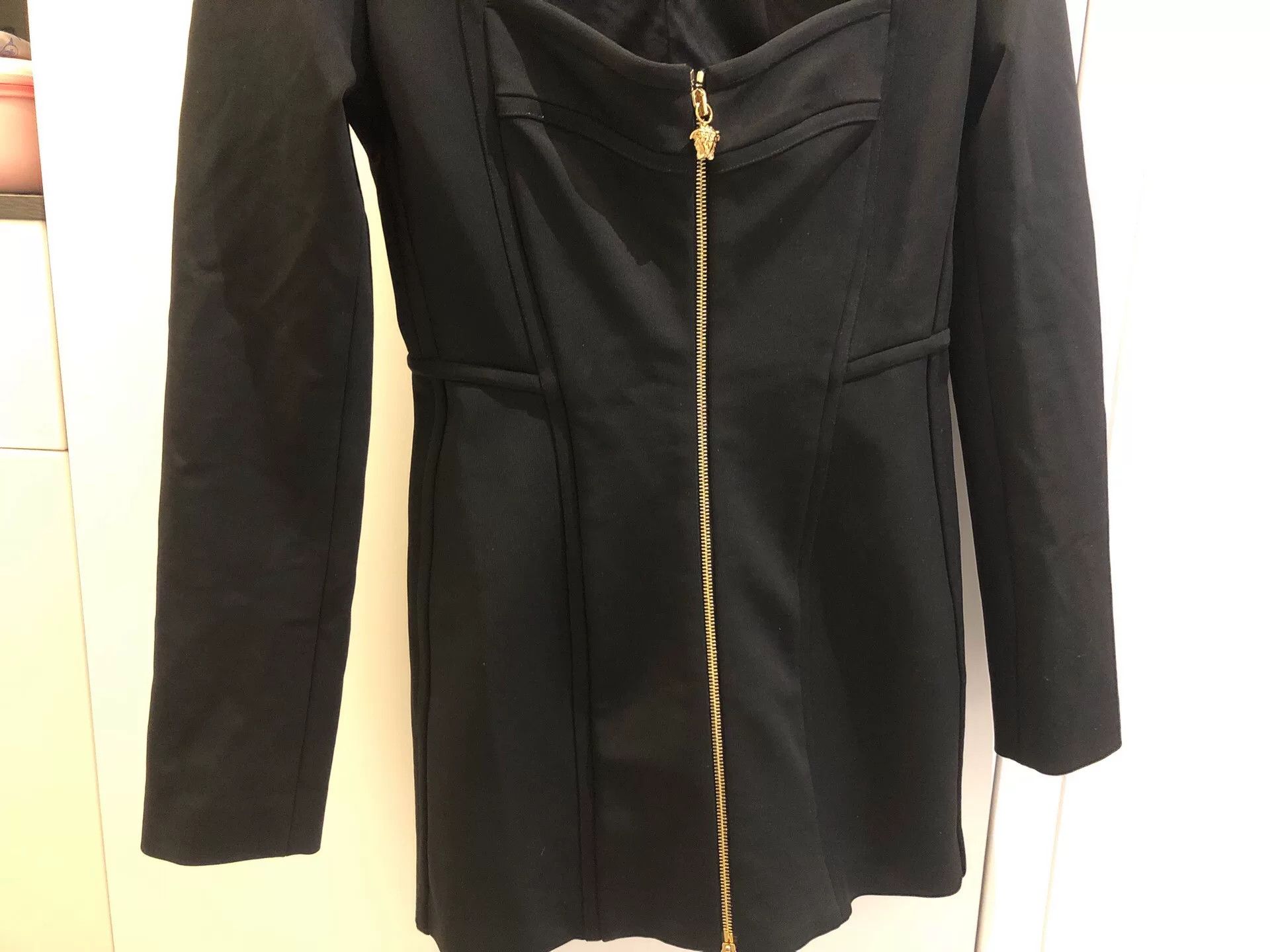 Versace Versace Runway Structured Shoulder Coat Dress Size M / US 6-8 / IT 42-44 - 4 Thumbnail