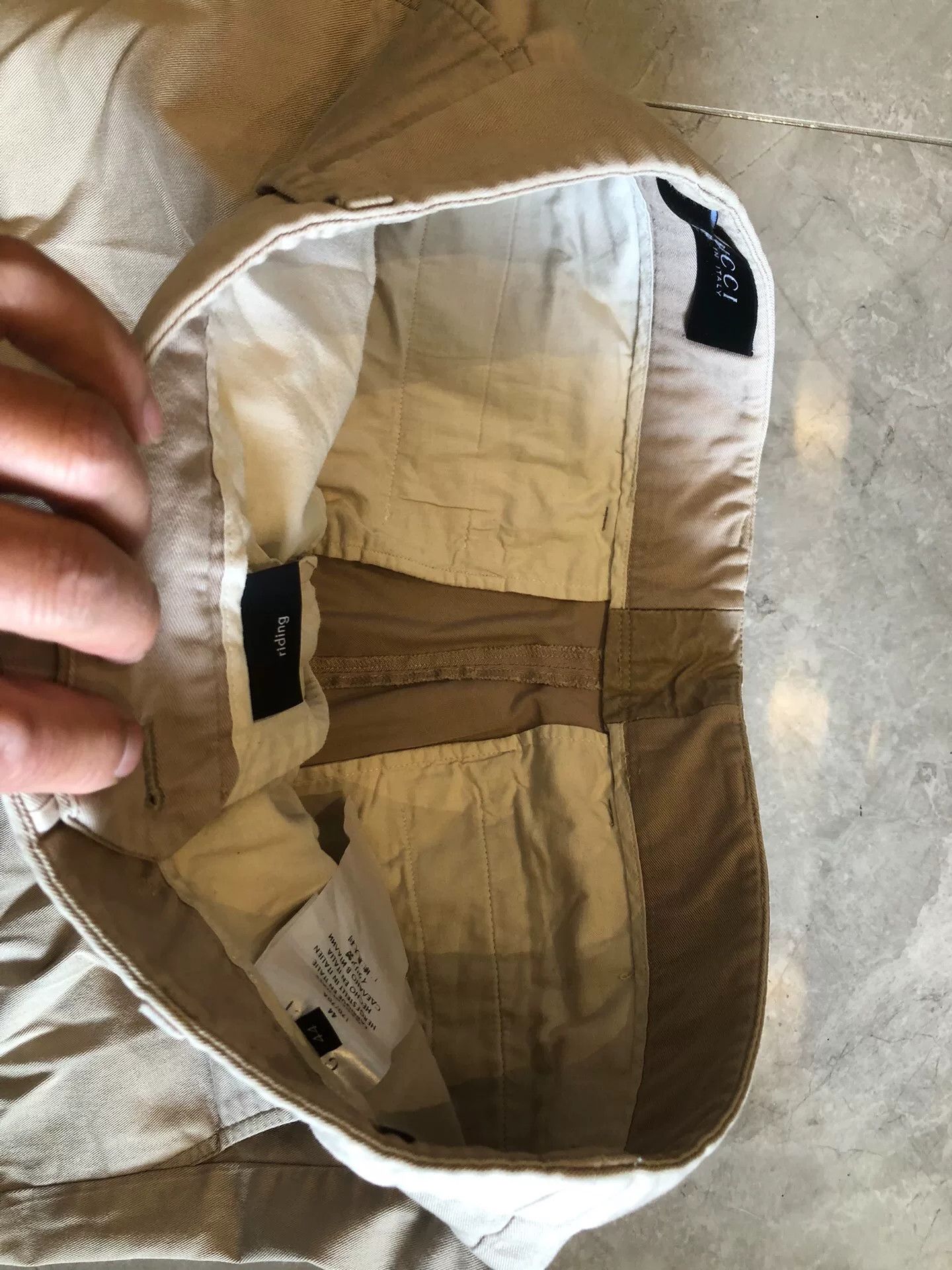 Gucci Gucci Men's Khaki Cotton Slim Shorts Size US 28 / EU 44 - 5 Thumbnail