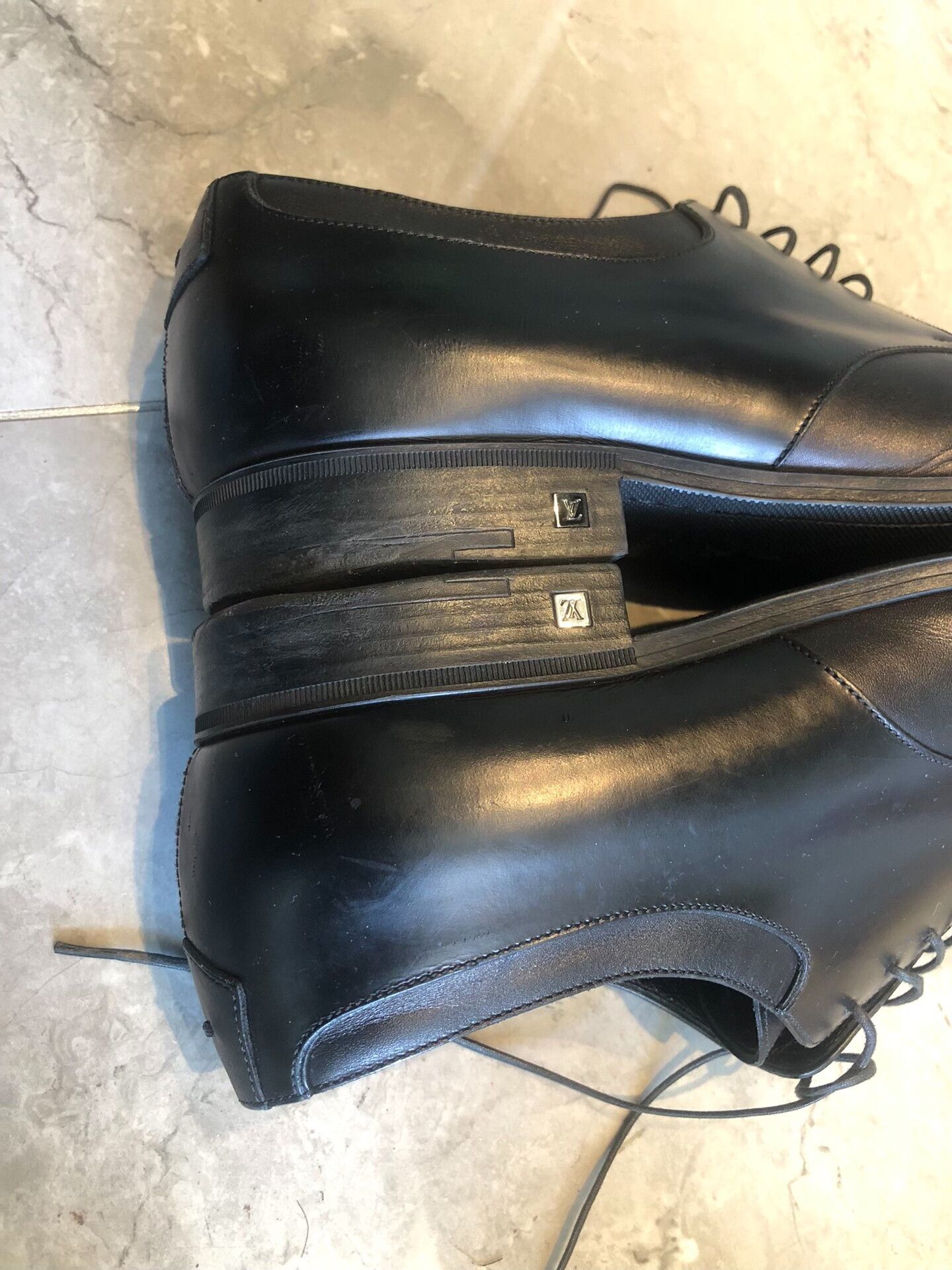 Louis Vuitton Louis Vuitton Men's Derby Leather Shoes Size US 8.5 / EU 41-42 - 9 Thumbnail